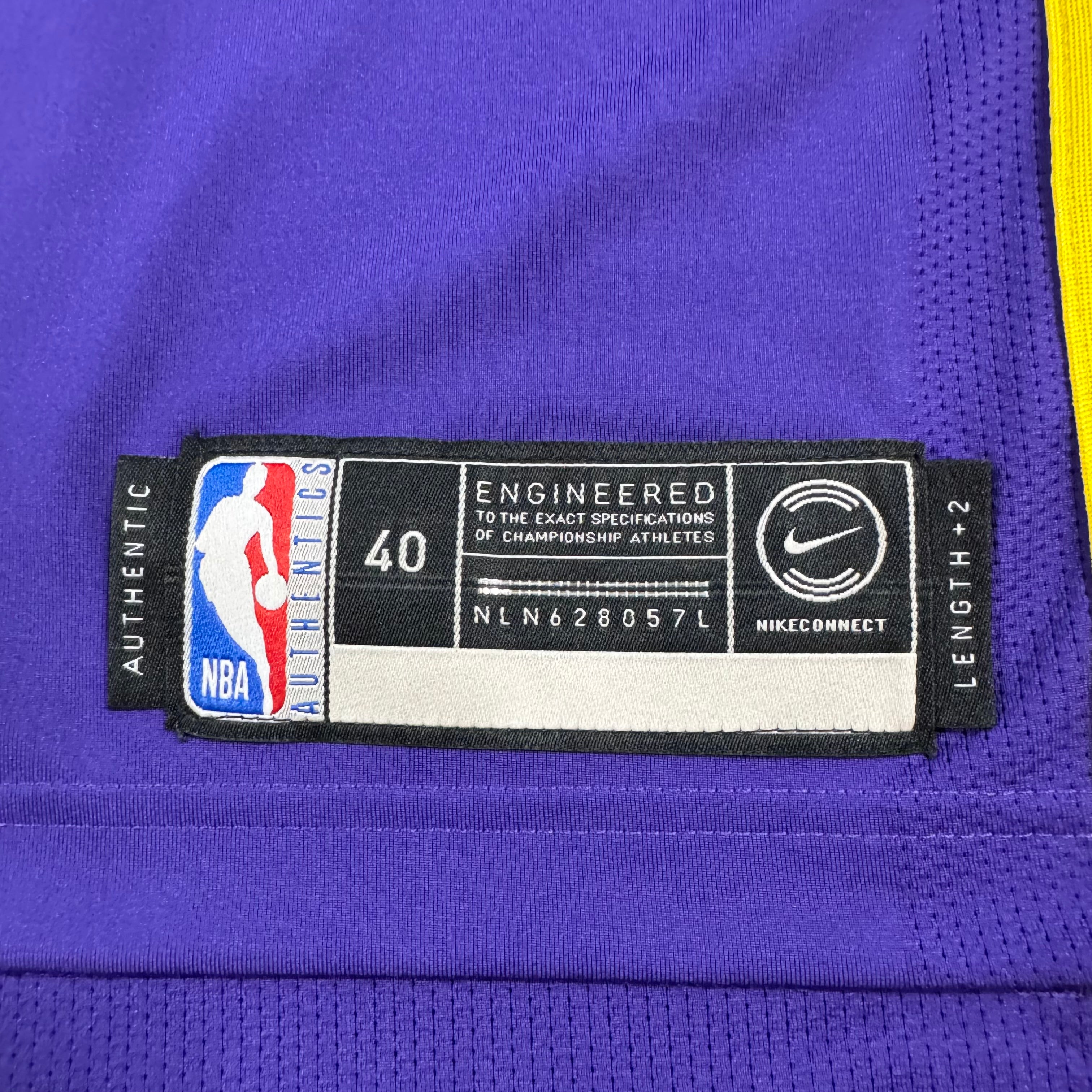 Lebron James Los Angeles Lakers Authentic Nike NBA Jersey Size 40 Small