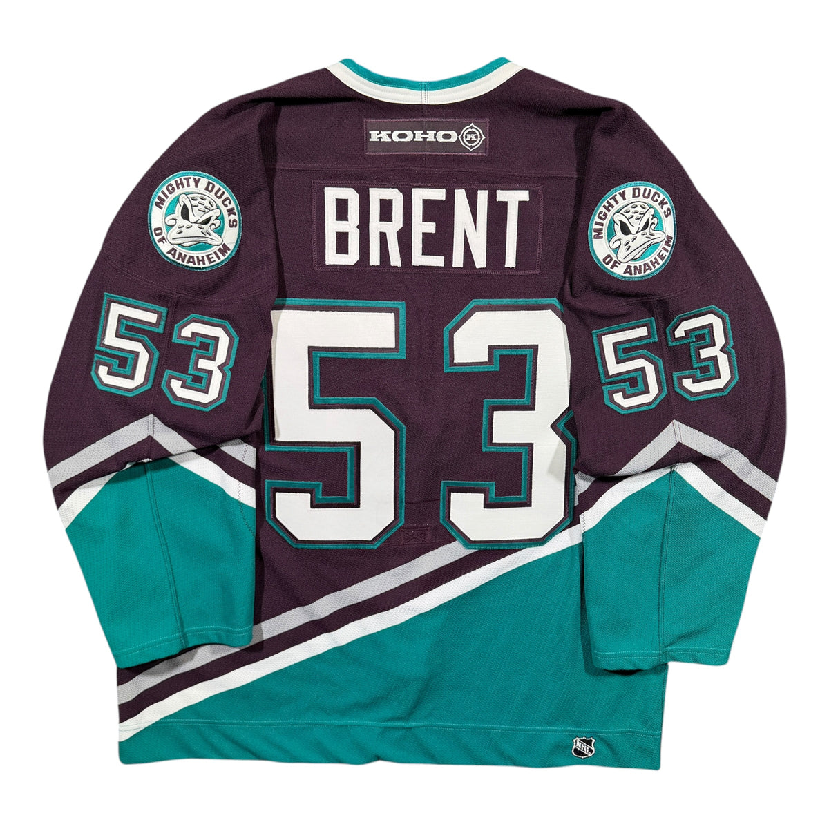 Tim Brent Anaheim Ducks 2004/05 Game Issued Koho NHL Jersey - 54/XXL