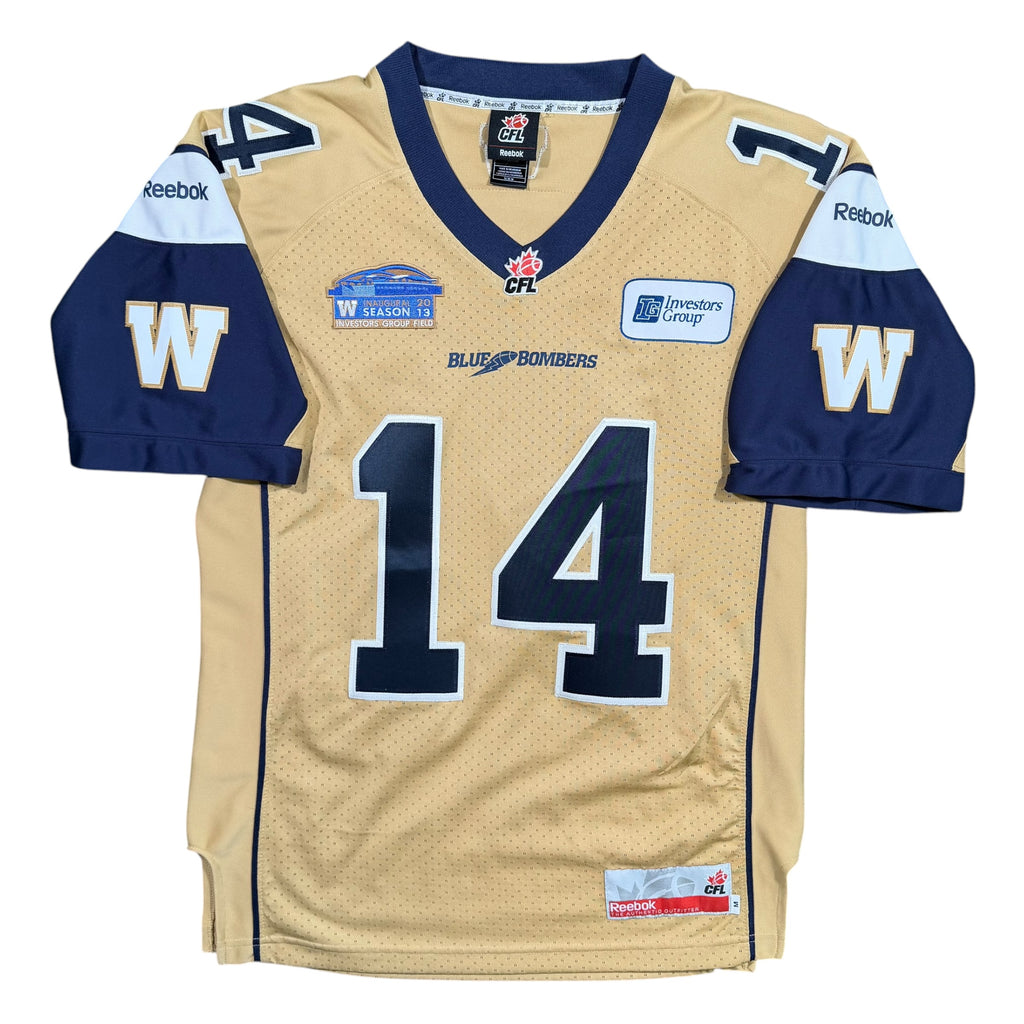 Winnipeg Blue Bombers Bambluezled #14 Reebok CFL Jersey - Medium