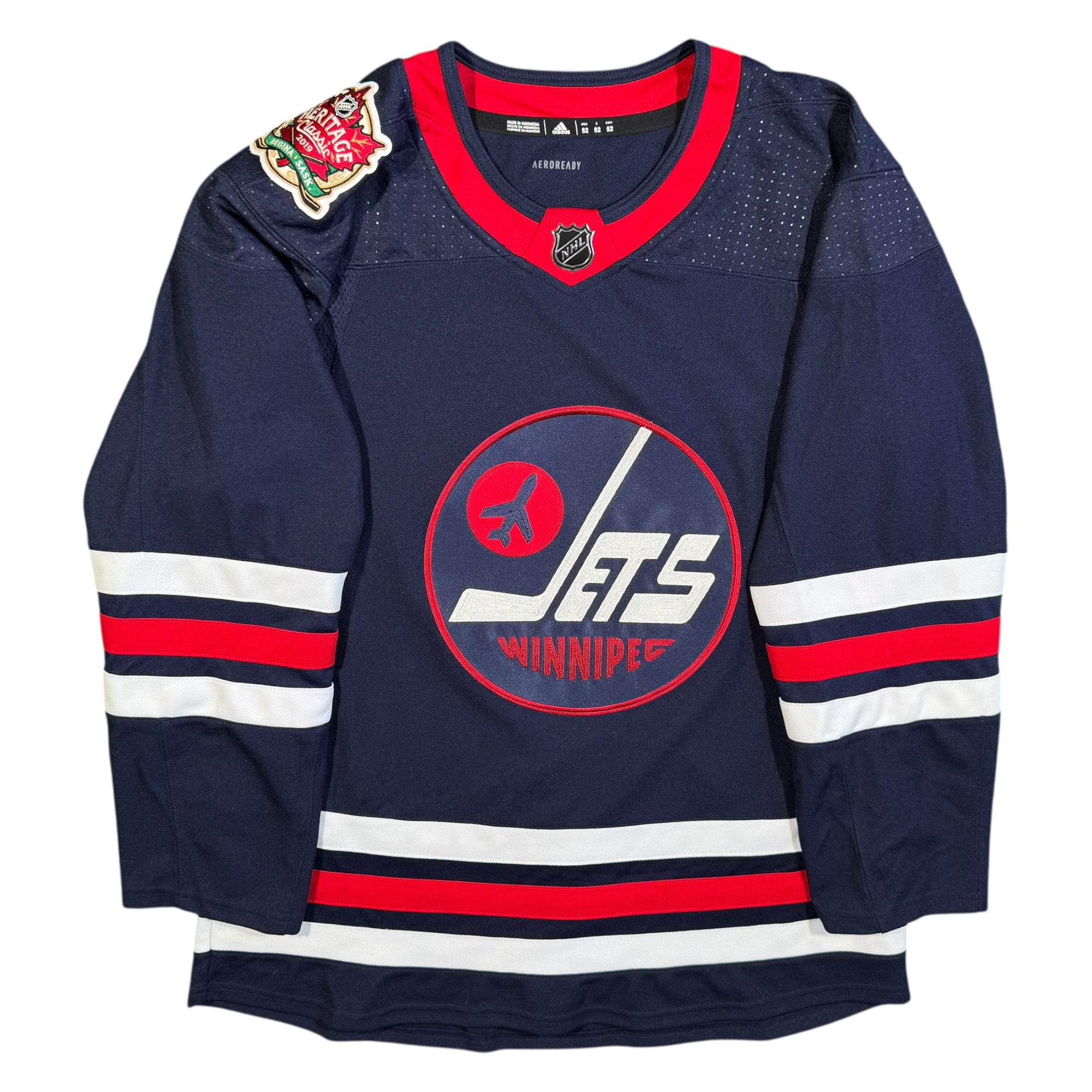 Winnipeg Jets 2019 Heritage Classic Adidas NHL Jersey Size 52 Large