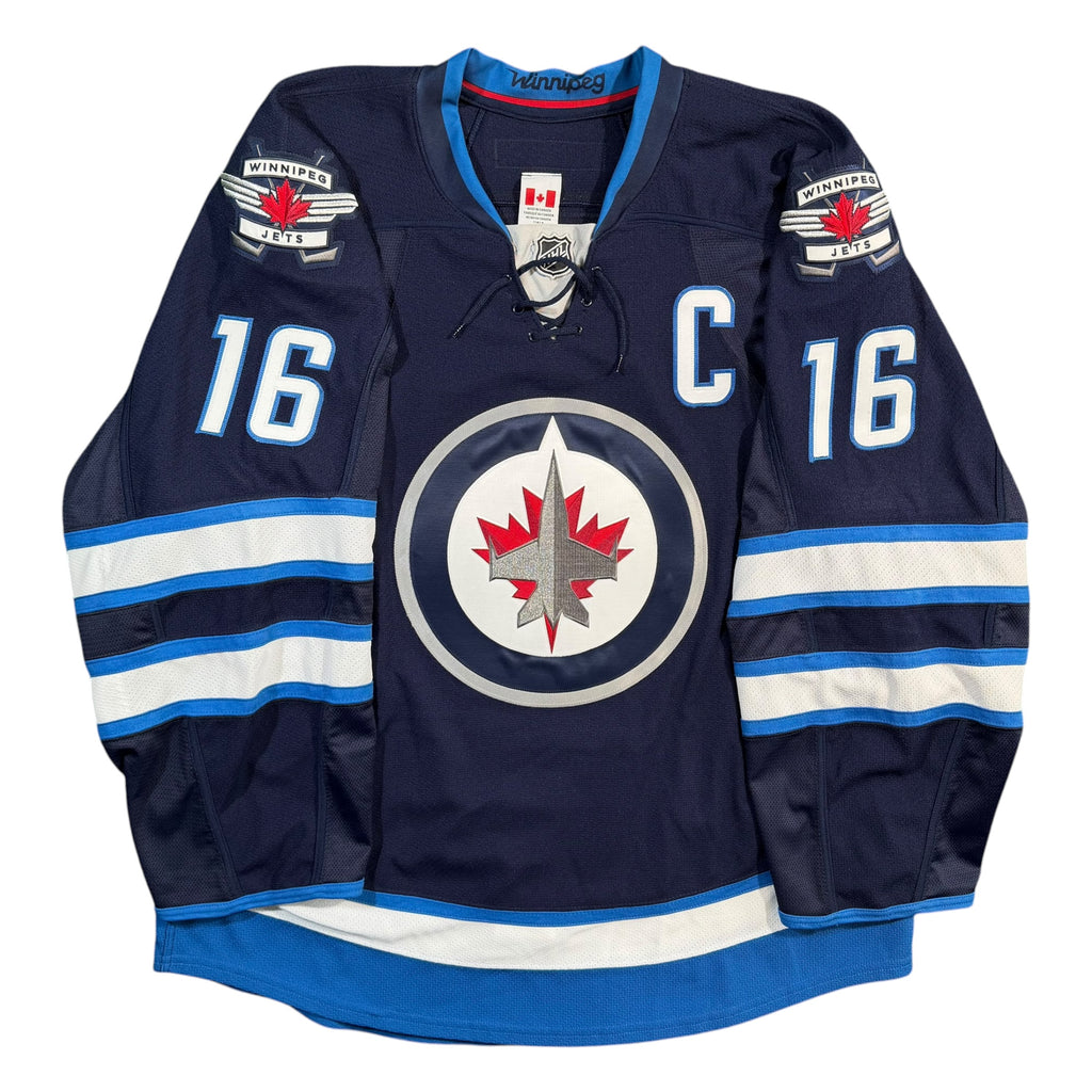 Andrew Ladd Winnipeg Jets Team Issued Reebok MIC NHL Jersey - 54/XL