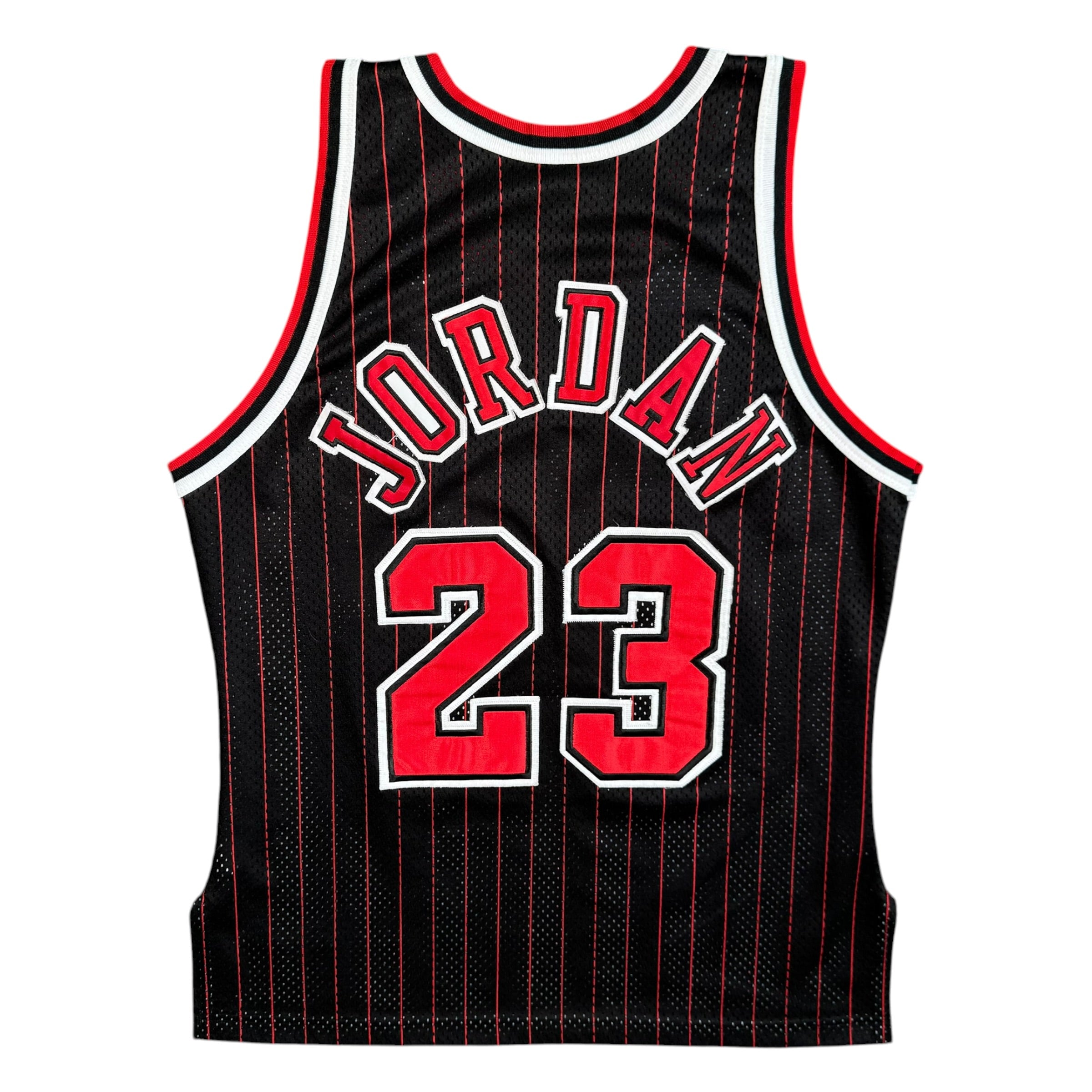 Michael Jordan Chicago Bulls Vintage Champion Authentic NBA Jersey Size 44 L