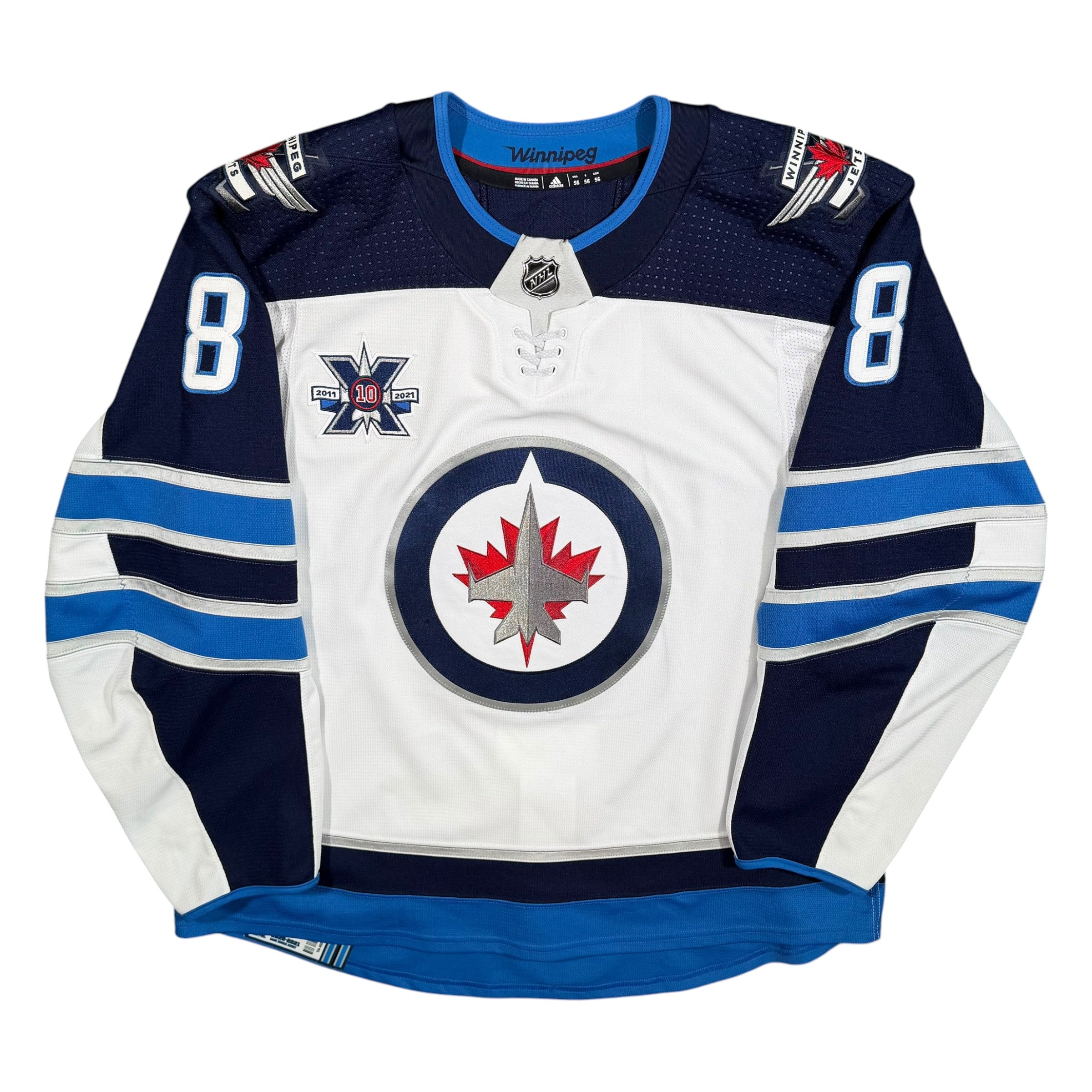 Sami Niku Winnipeg Jets 2020/21 Game Issued Adidas NHL Jersey - 56/XXL