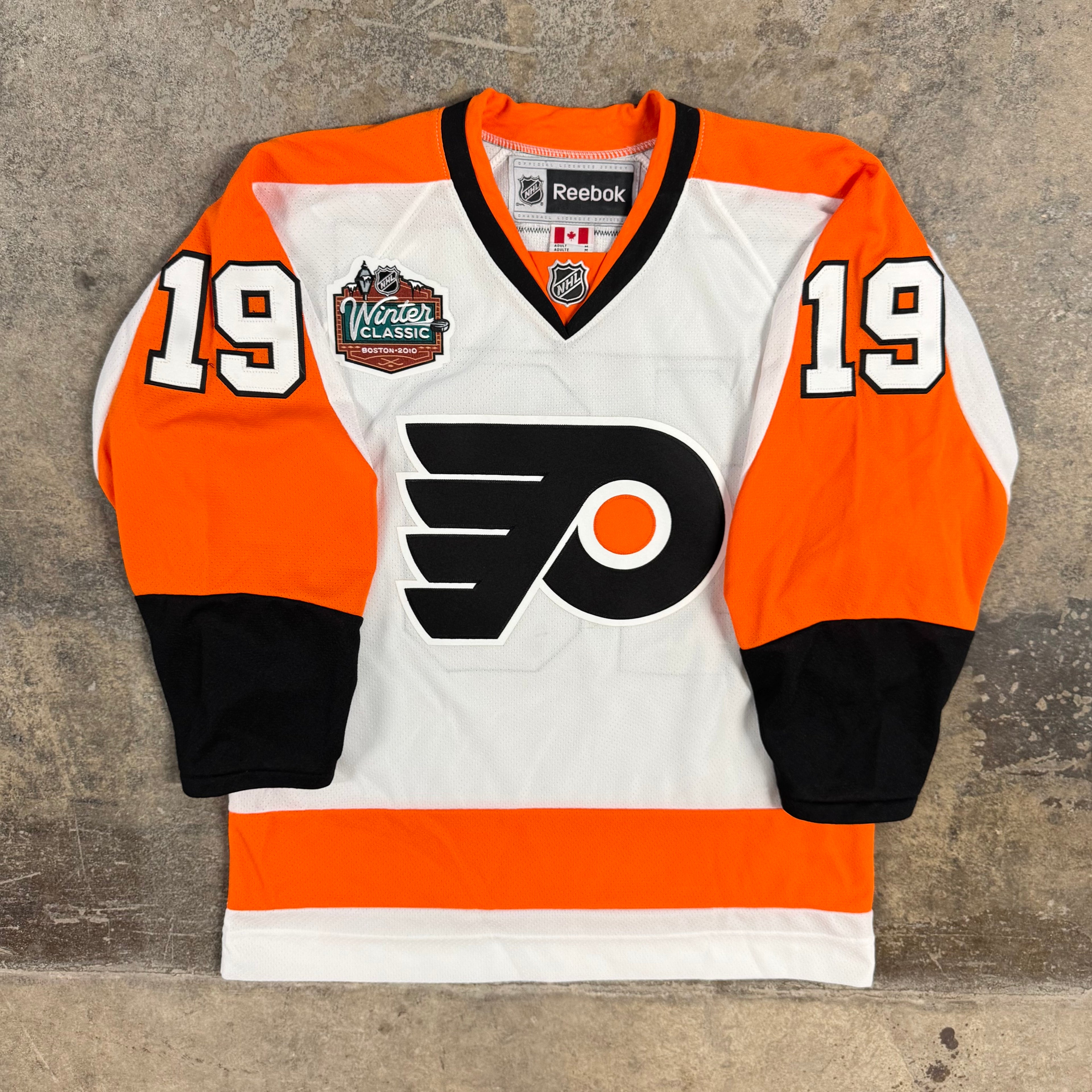 Scott Hartnell Philadelphia Flyers 2010 Winter Classic CCM NHL Jersey Size Medium