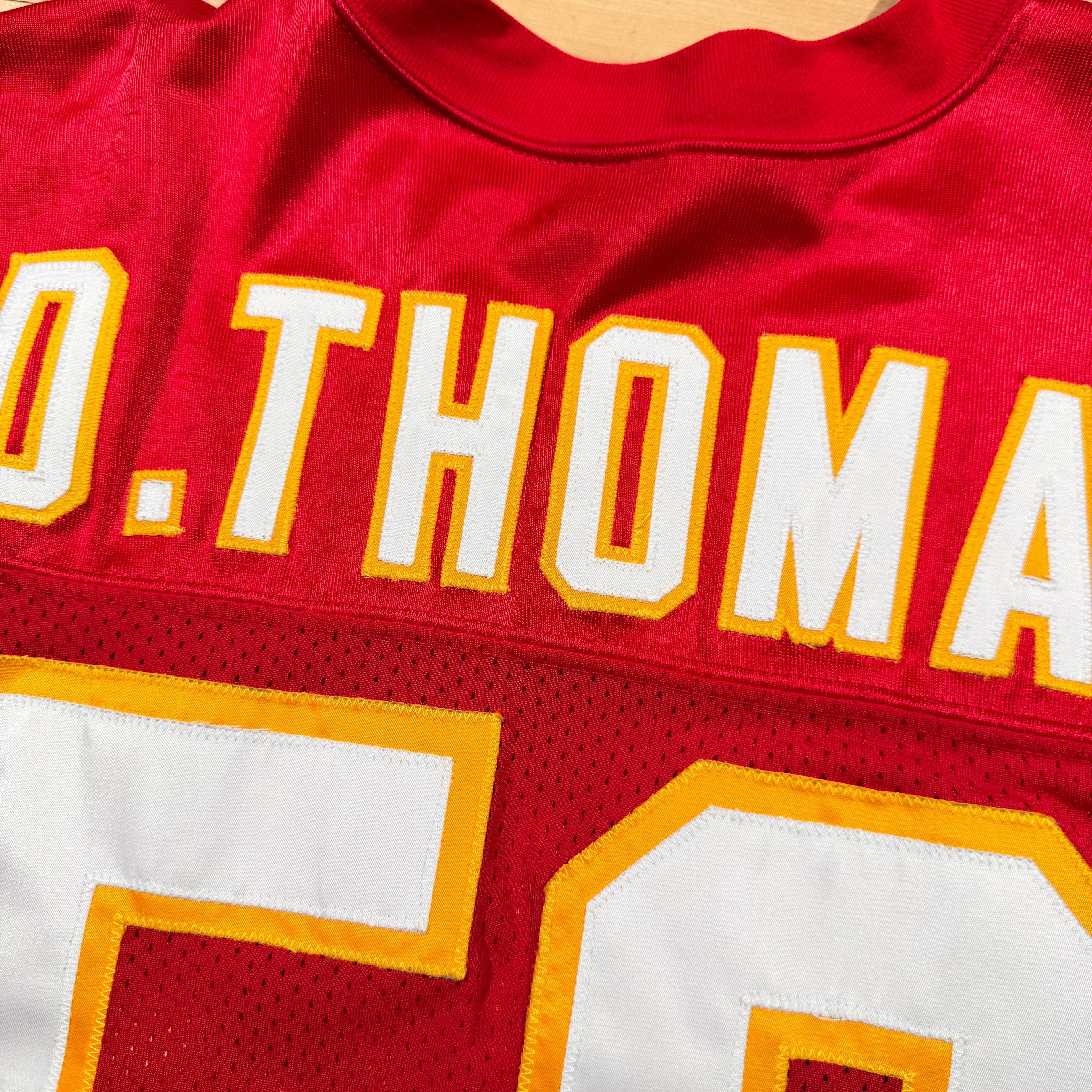 Derrick Thomas Kansas City Chiefs Vintage Russell Authentic NFL Jersey Size 52 XL