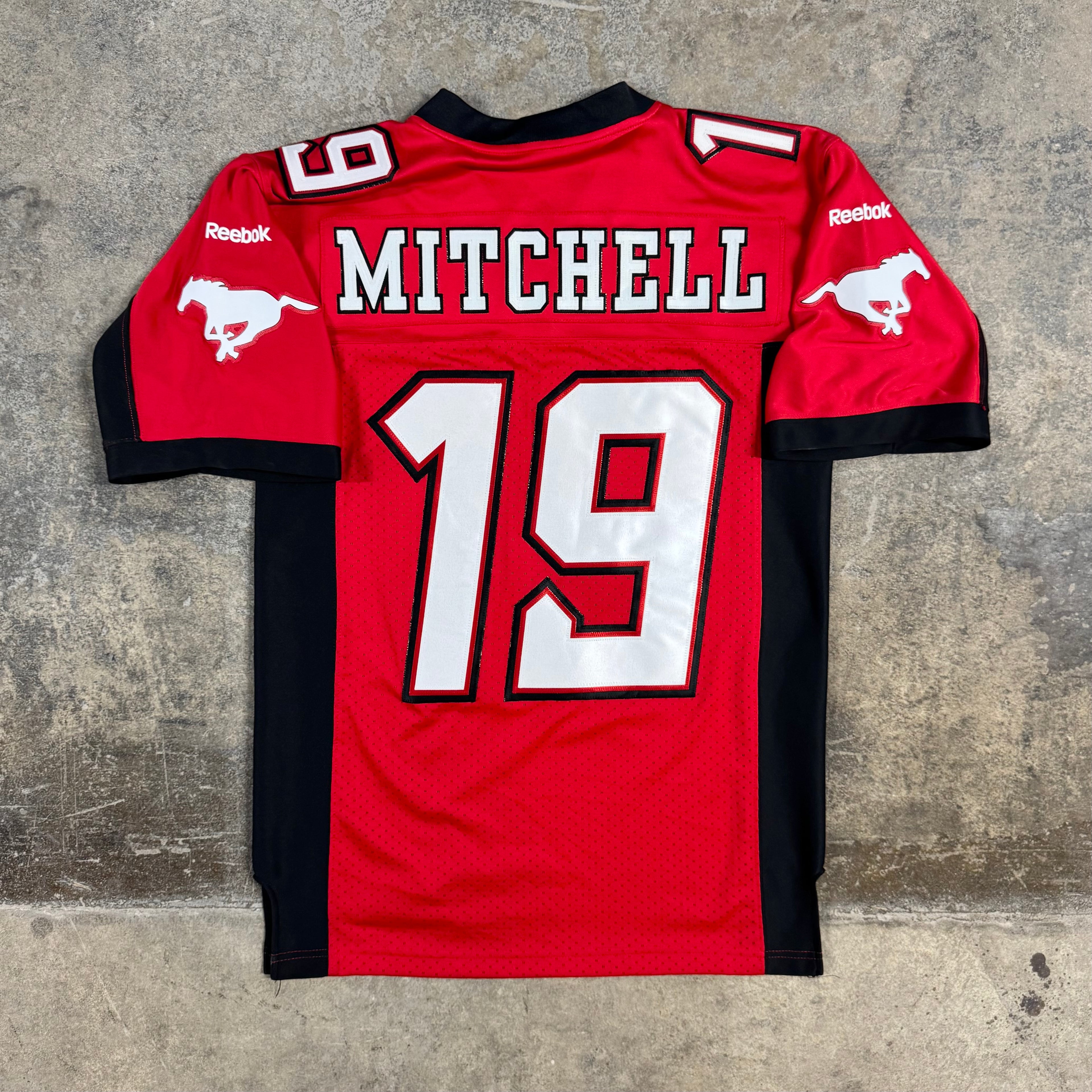 Bo Levi Mitchell Calgary Stampeders Reebok CFL Football Jersey Size Medium