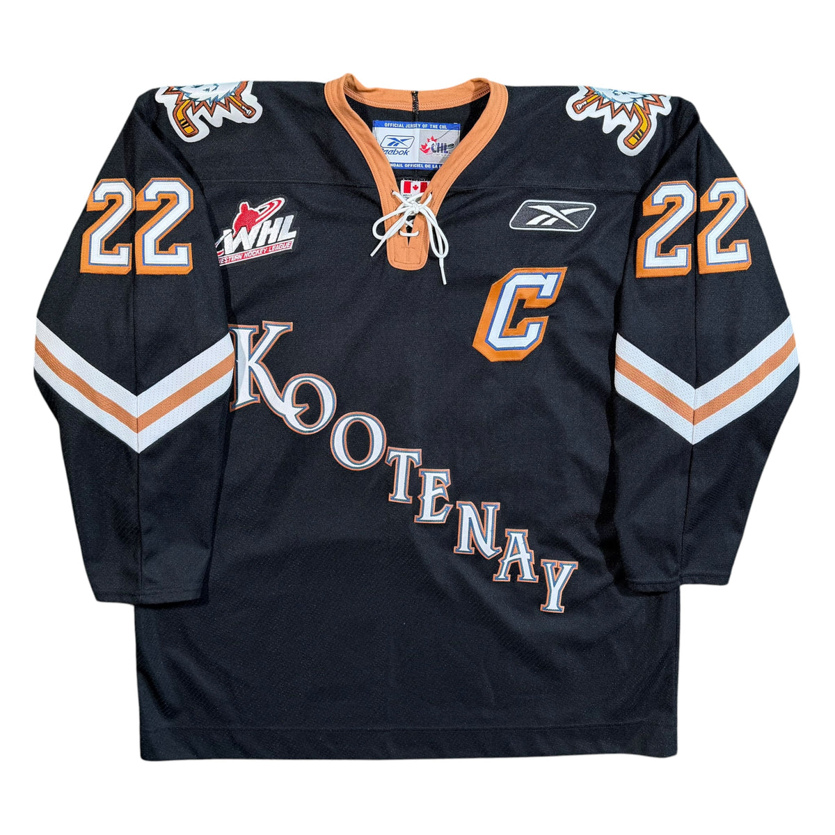 Steve DaSilva Kootenay Ice Vintage Reebok WHL Jersey - XL