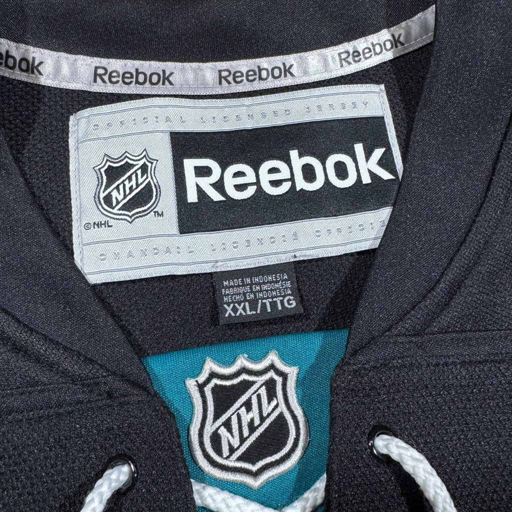Evgeni Nabokov San Jose Sharks Vintage Signed Reebok NHL Hockey Jersey Size XXL