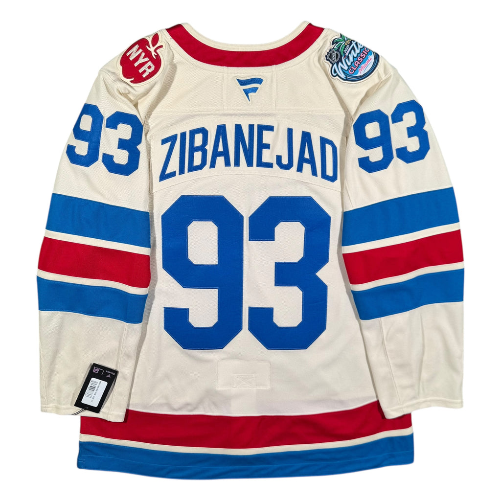 Mika Zibanejad New York Rangers 2026 Winter Classic Fanatics NHL Jersey Size 56 NEW