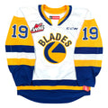 Yegor Sidorov Saskatoon Blades Authentic MIC CCM WHL Jersey - 56/XXL