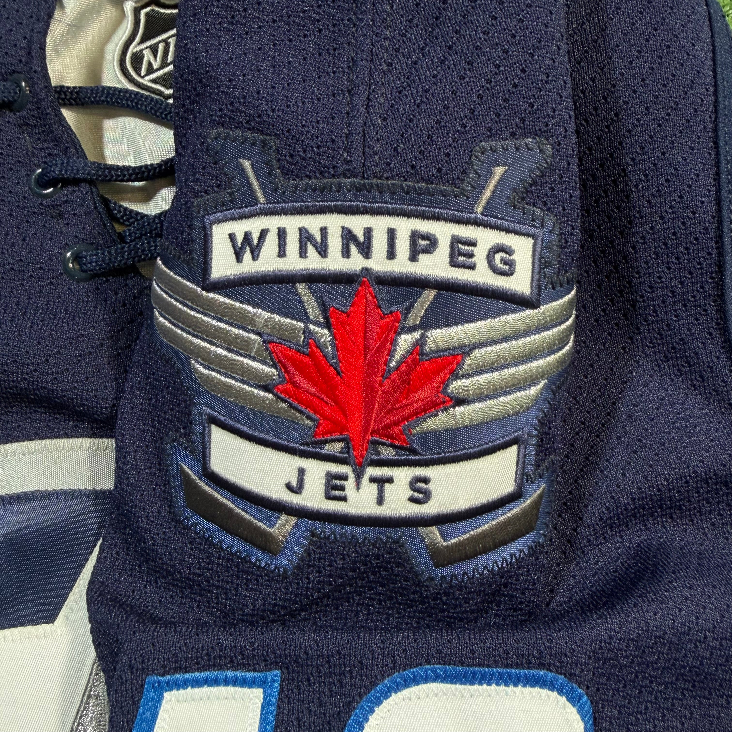 Andrew Ladd Winnipeg Jets Team Issued Reebok MIC NHL Jersey - 54/XL