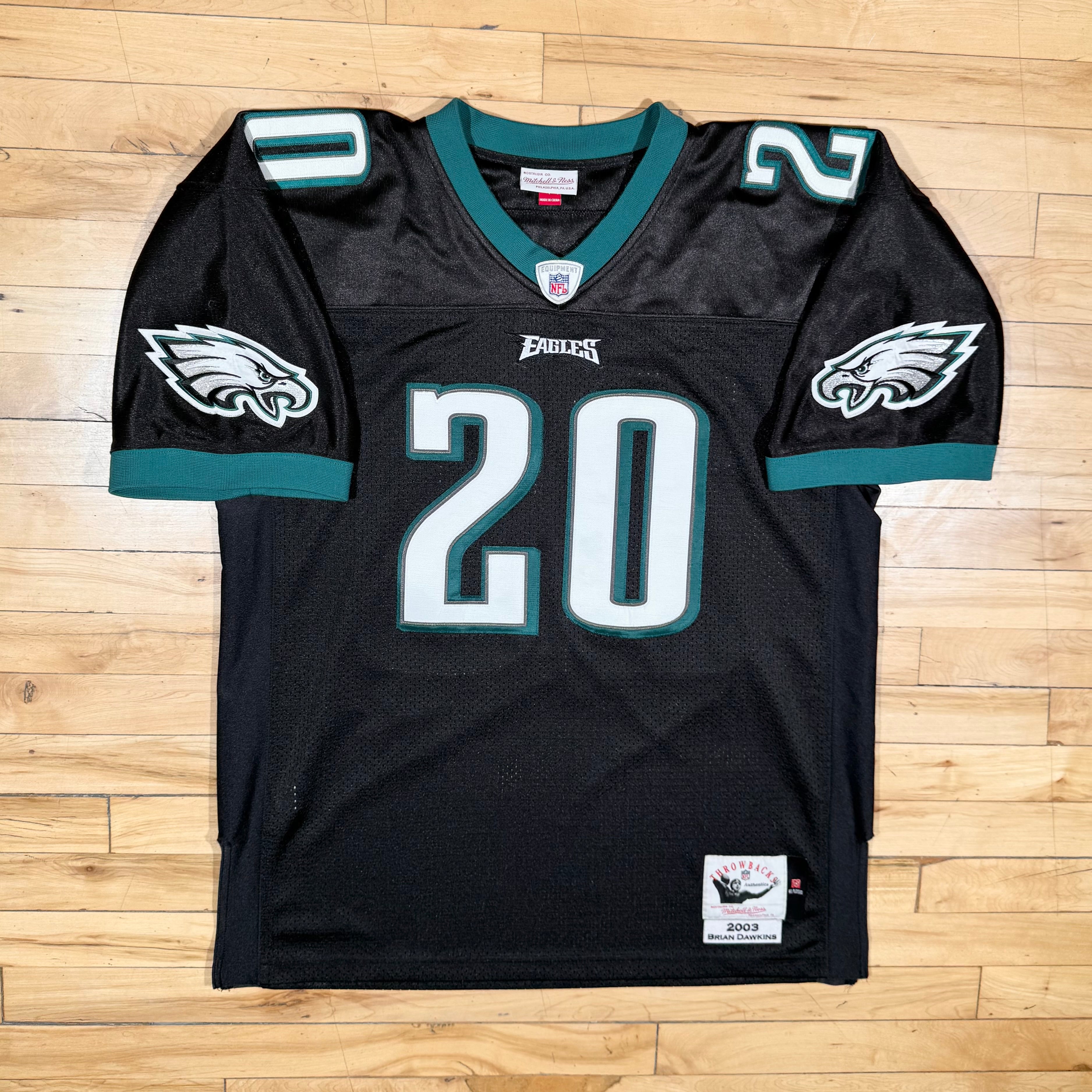 Brian Dawkins Philadelphia Eagles Mitchell & Ness Authentic NFL Jersey Size 48 XL