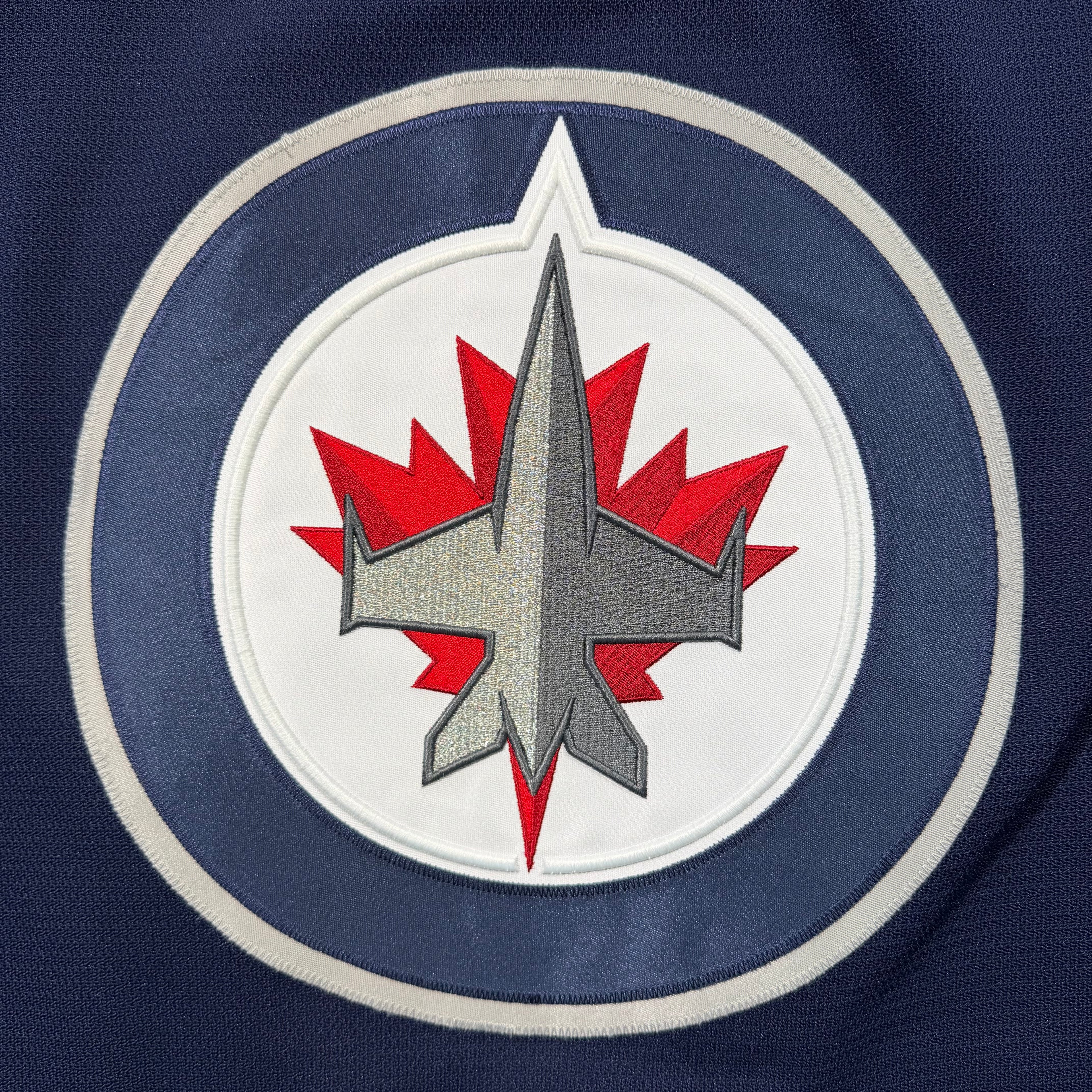 Jeff Malott Winnipeg Jets 2023/24 Game Worn Adidas NHL Jersey COA