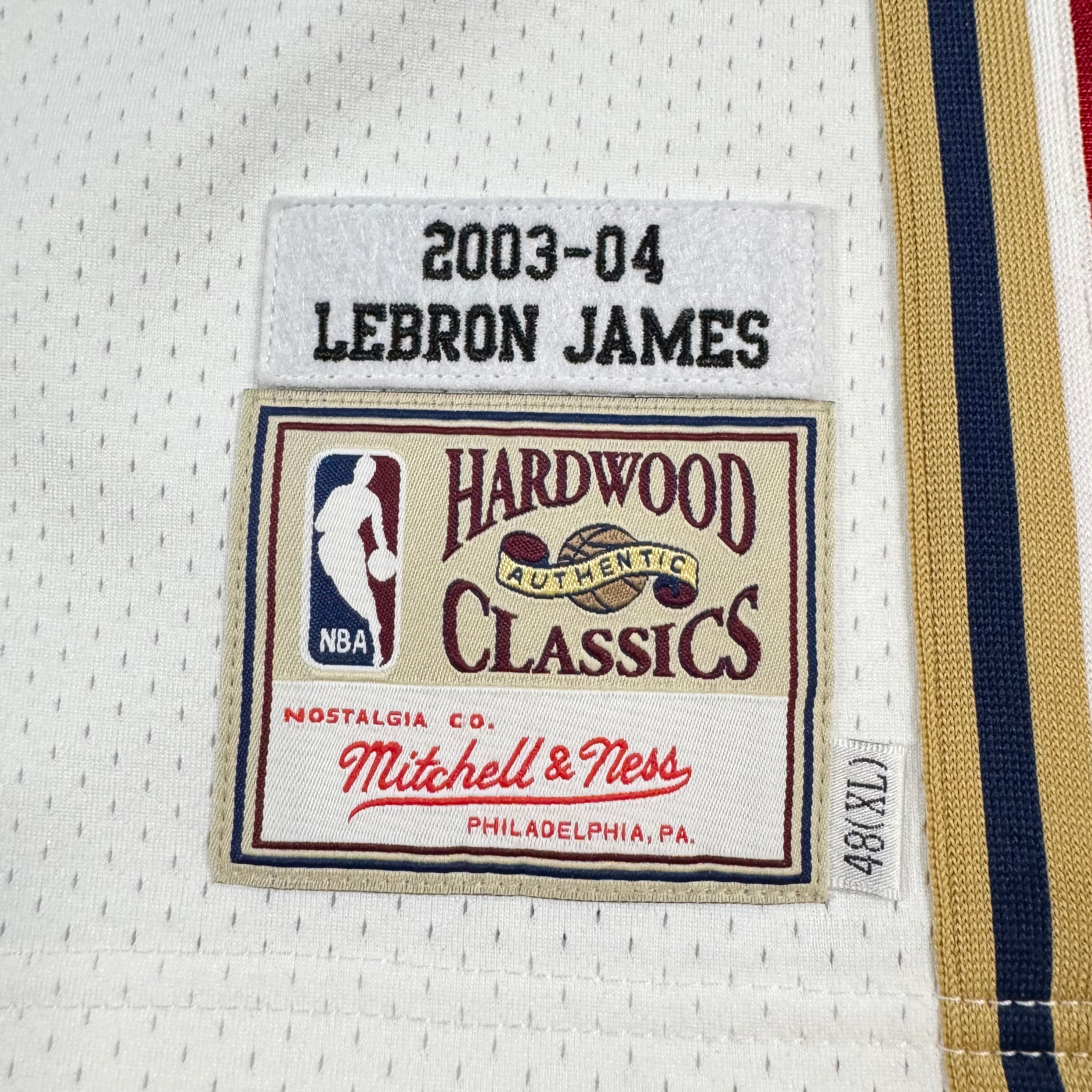 Lebron James Cleveland Cavaliers Mitchell & Ness NBA Jersey Size 48 XL
