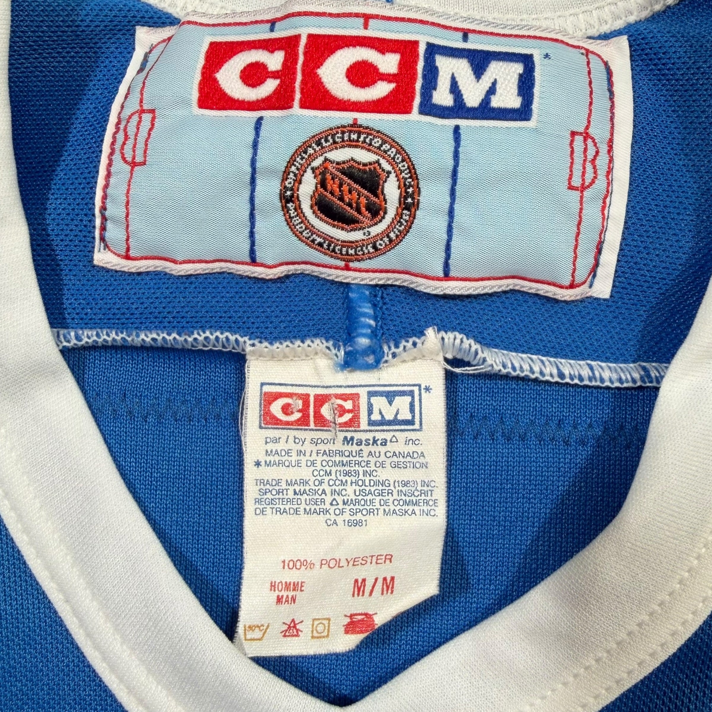 Joe Sakic Quebec Nordiques Vintage CCM NHL Jersey - Medium