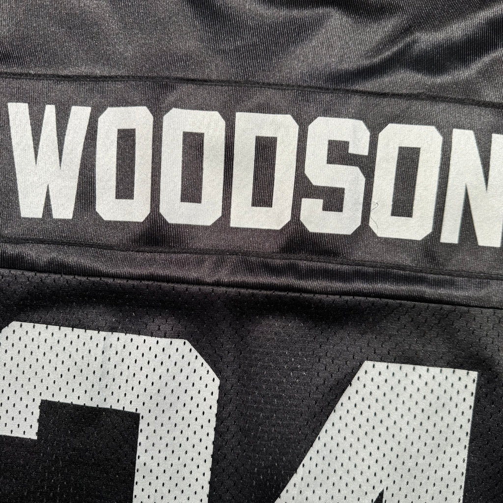 Charles Woodson Oakland Raiders Vintage Reebok NFL Jersey - Large
