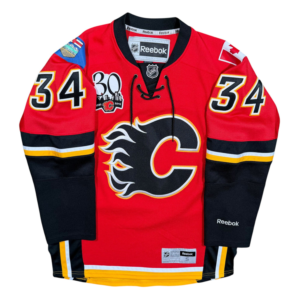 Miika Kiprusoff Calgary Flames 30th Anniversary Reebok NHL Jersey - Small