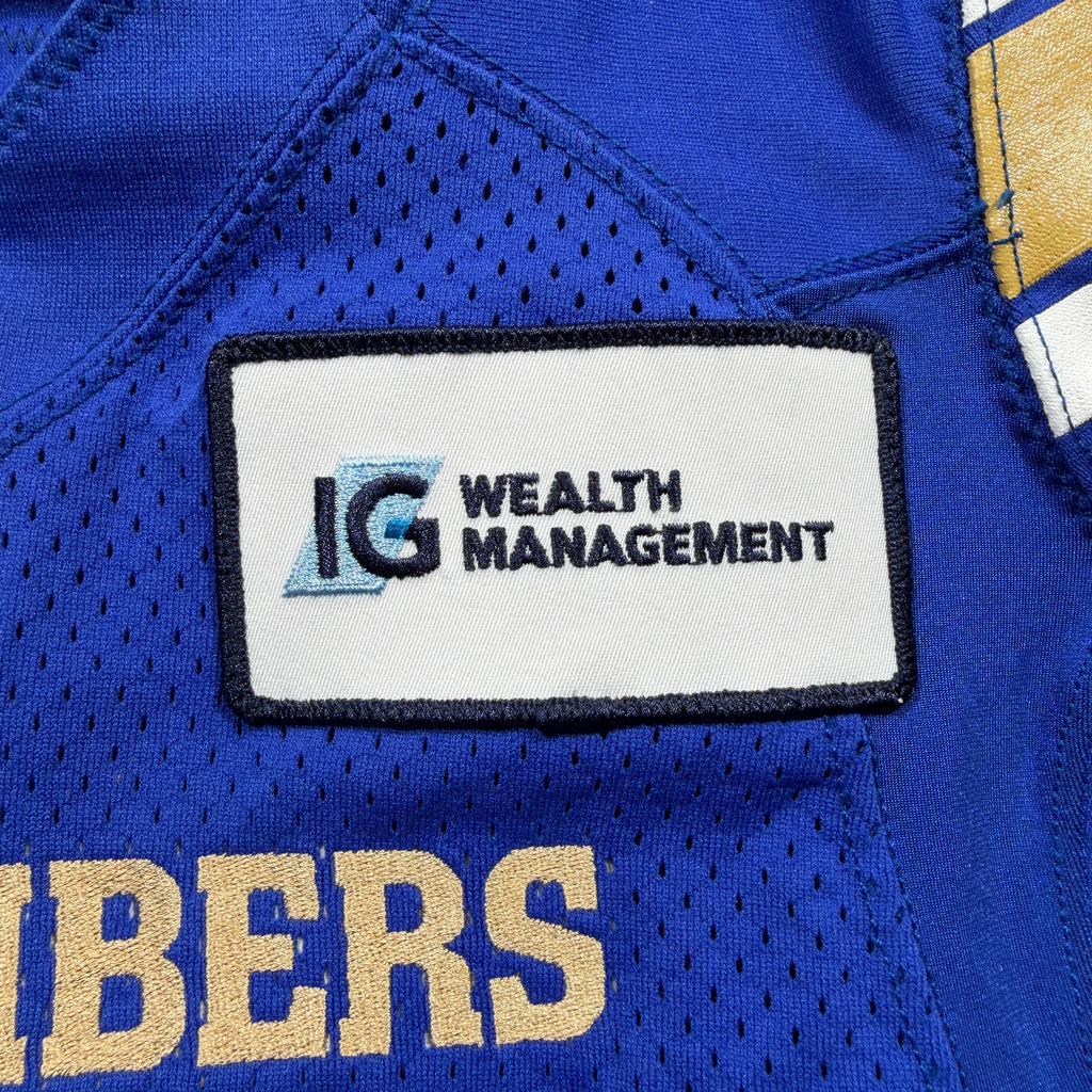 Tyrrell Pigrome Winnipeg Blue Bombers 2023 Game Worn New Era Jersey