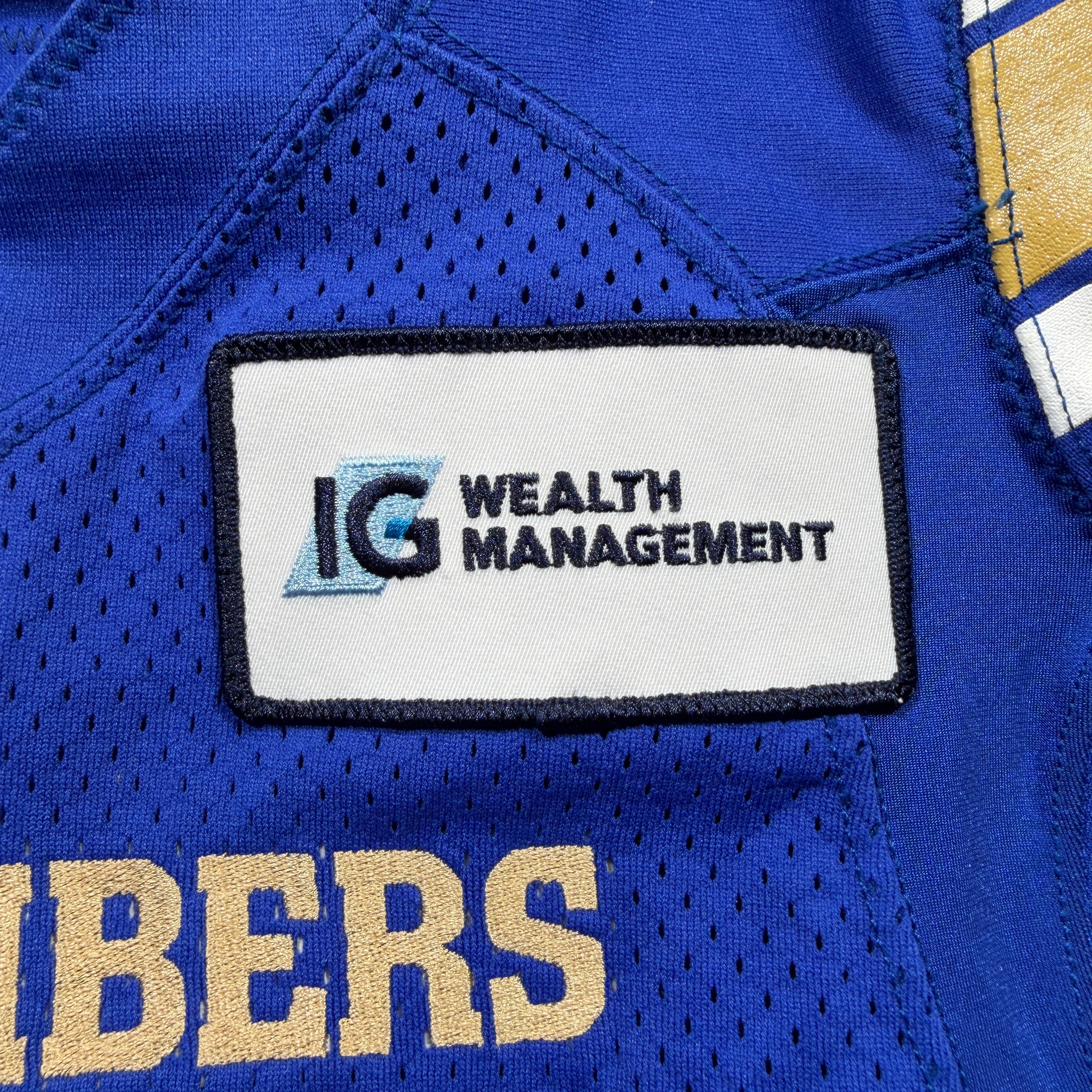 Tyrrell Pigrome Winnipeg Blue Bombers 2023 Game Worn New Era Jersey