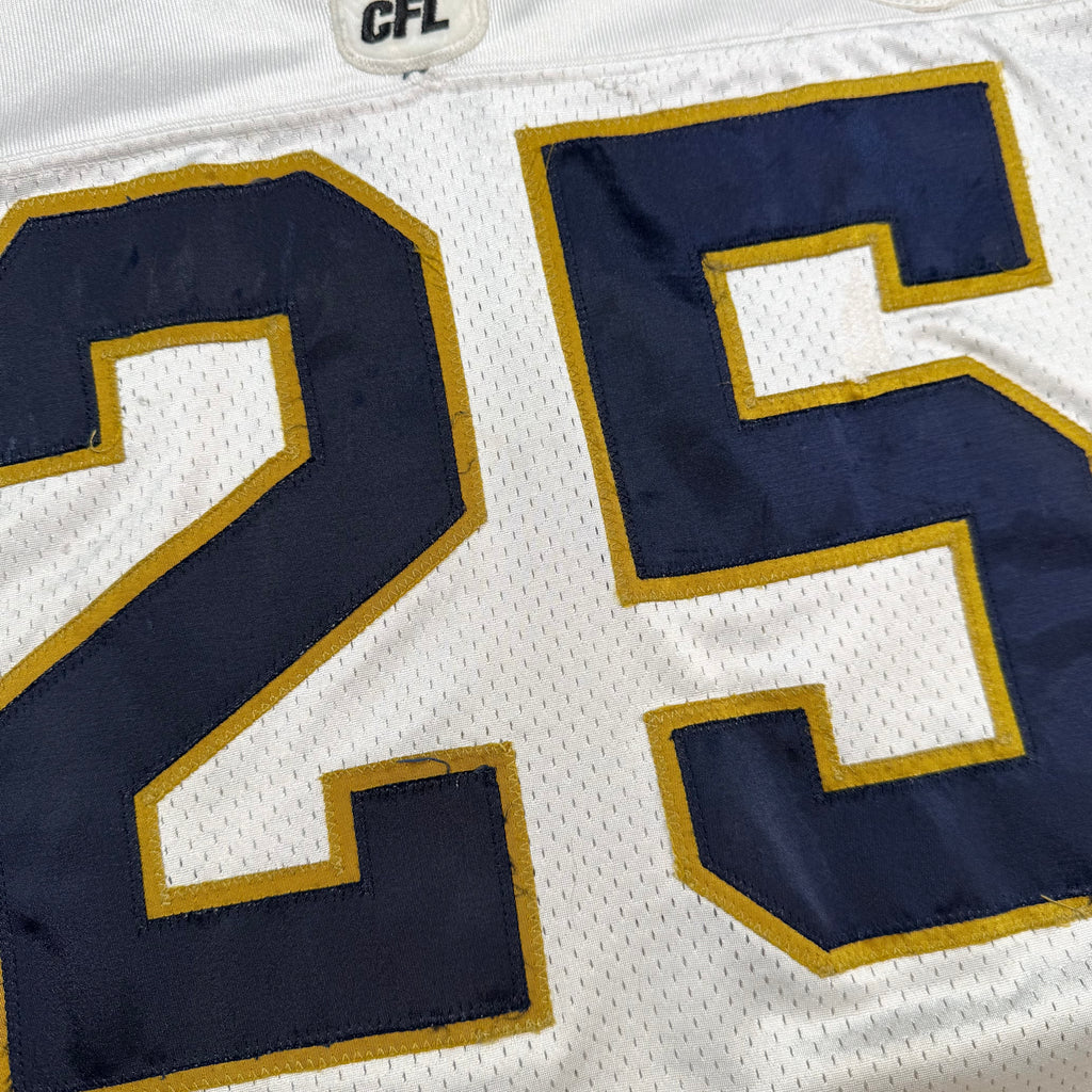 Terry Ray Winnipeg Blue Bombers 2004 Game Worn CFL Football Jersey