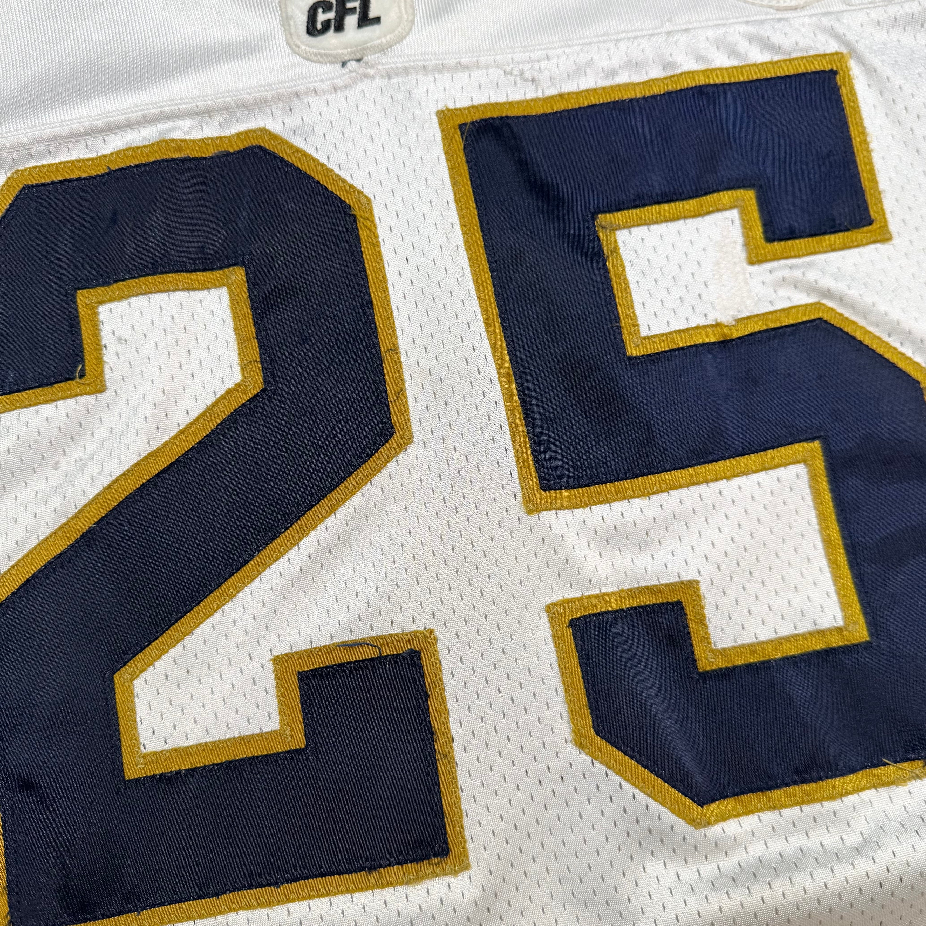 Terry Ray Winnipeg Blue Bombers 2004 Game Worn CFL Football Jersey