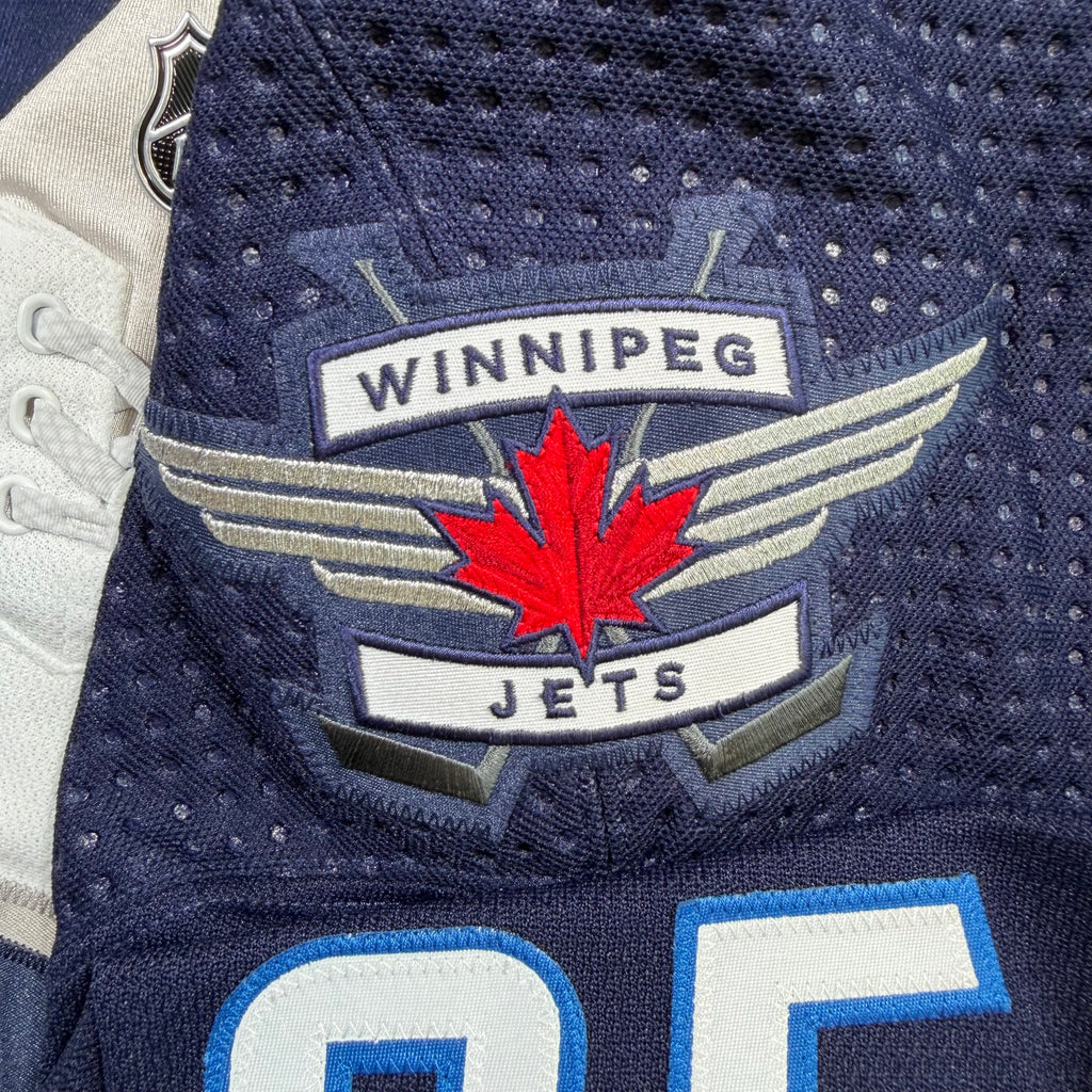 Johnathan Kovacevic Winnipeg Jets Game Issued MIC Authentic NHL Adidas Jersey - 58/3XL