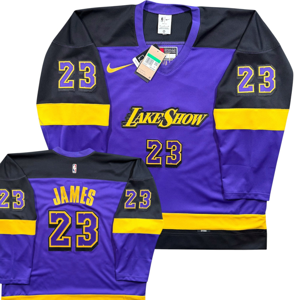 LeBron James Los Angeles Lakers 2024/25 City Hockey NBA Nike Jersey - XL