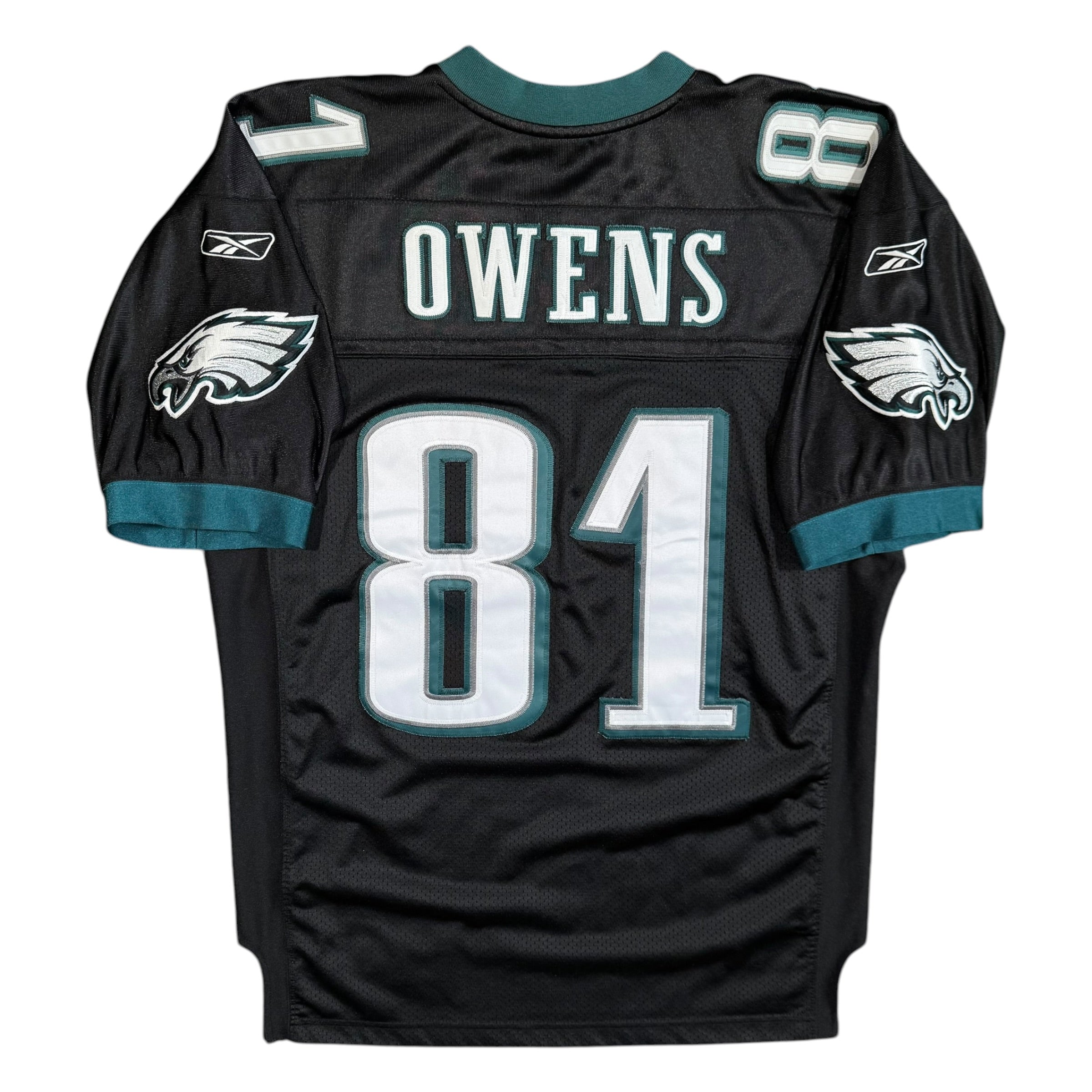 Terrell Owens Philadelphia Eagles Vintage Reebok NFL Authentic Jersey Size 48 Large
