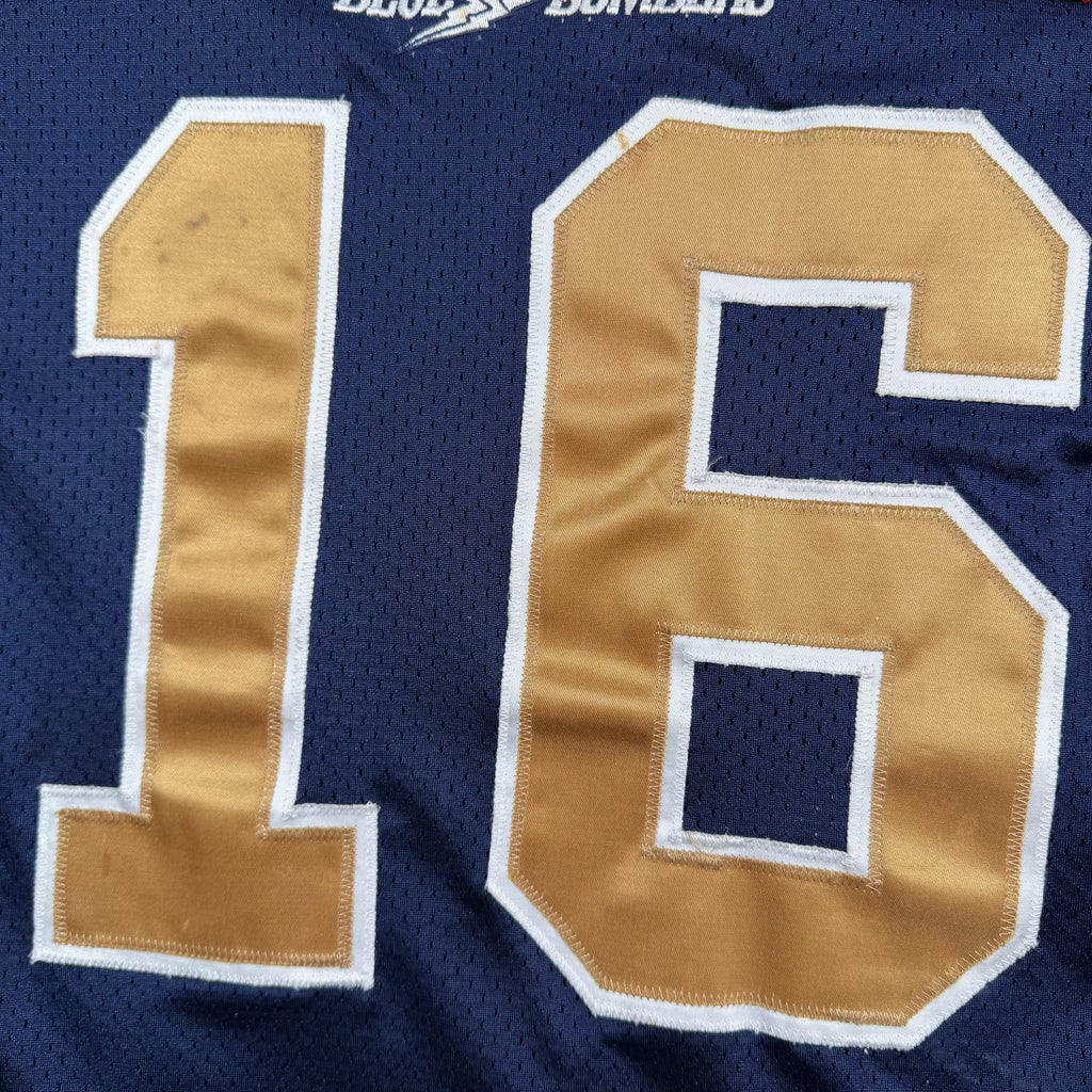 Michael Bishop Winnipeg Blue Bombers 2009 Game Worn CFL Jersey