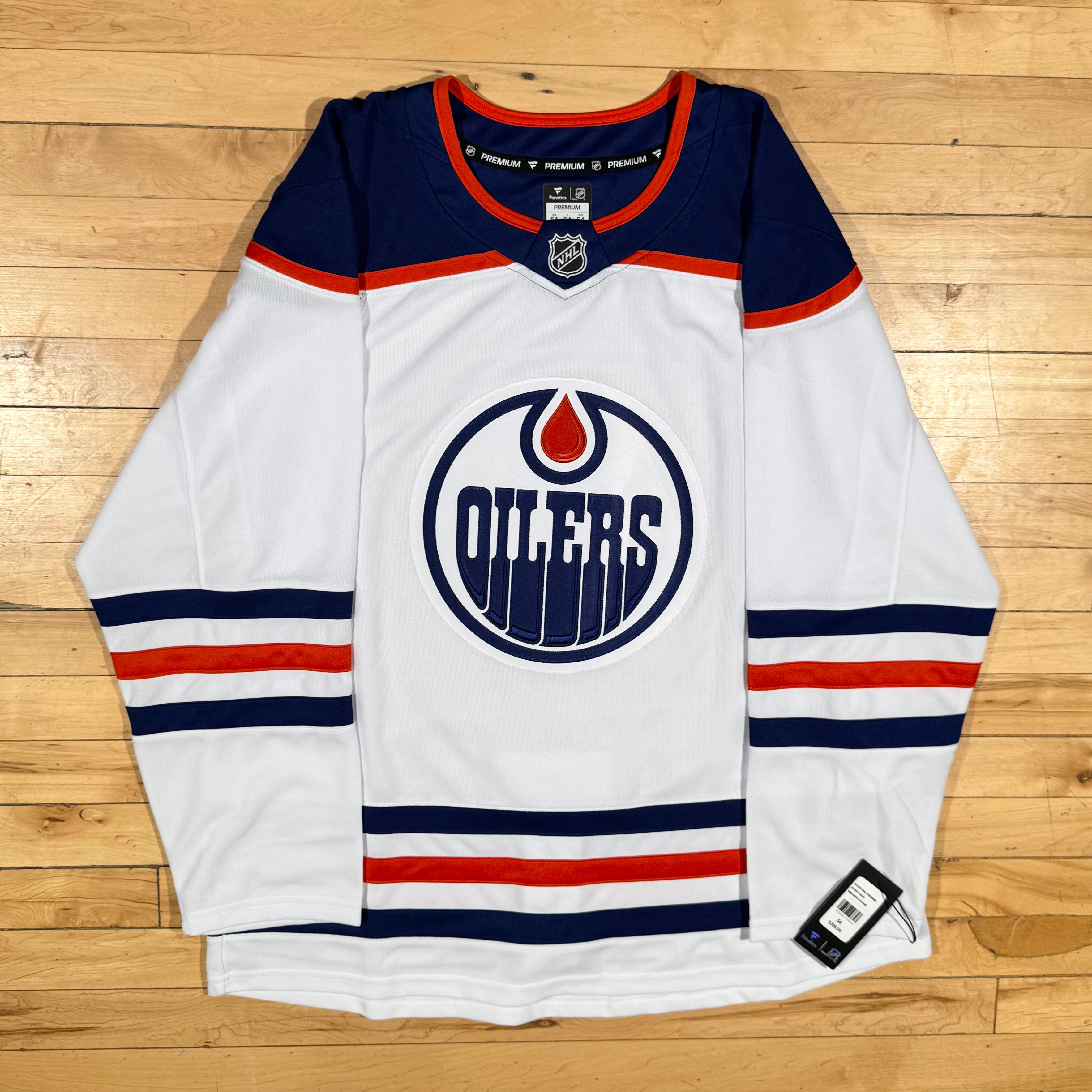 Edmonton Oilers Fanatics Premium NHL Hockey Jersey Size 54 Medium NEW
