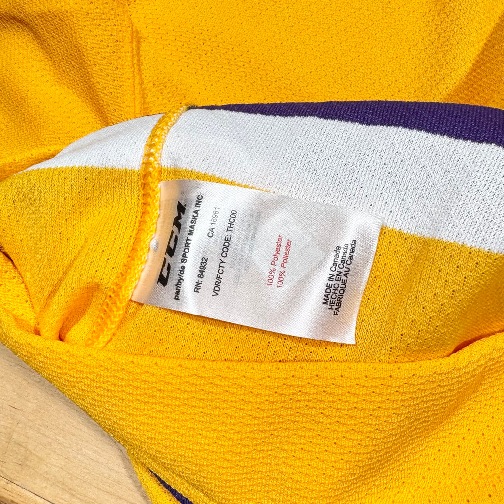 Los Angeles Kings Vintage CCM MIC Authentic Throwback NHL Hockey Jersey Size 50