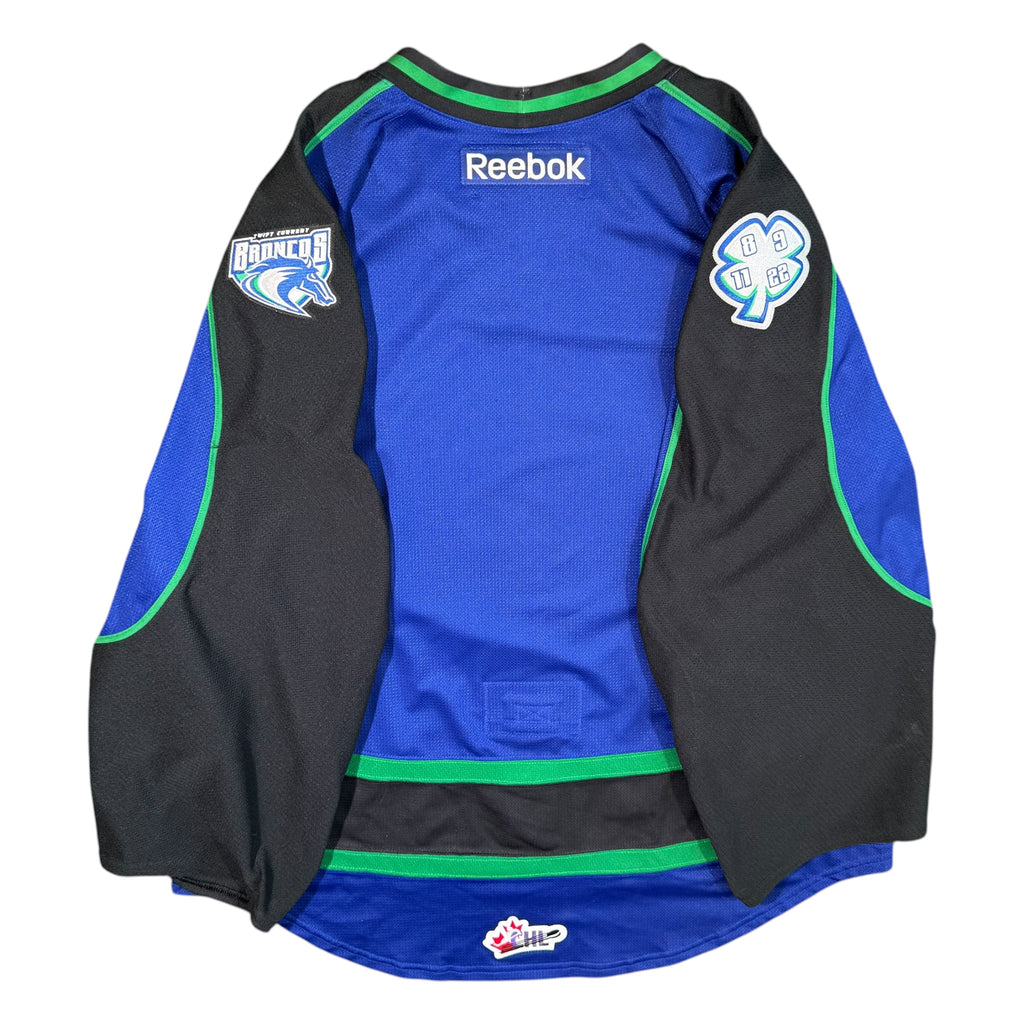 Swift Current Broncos Team Issued Goalie Reebok MIC WHL Jersey - 58G