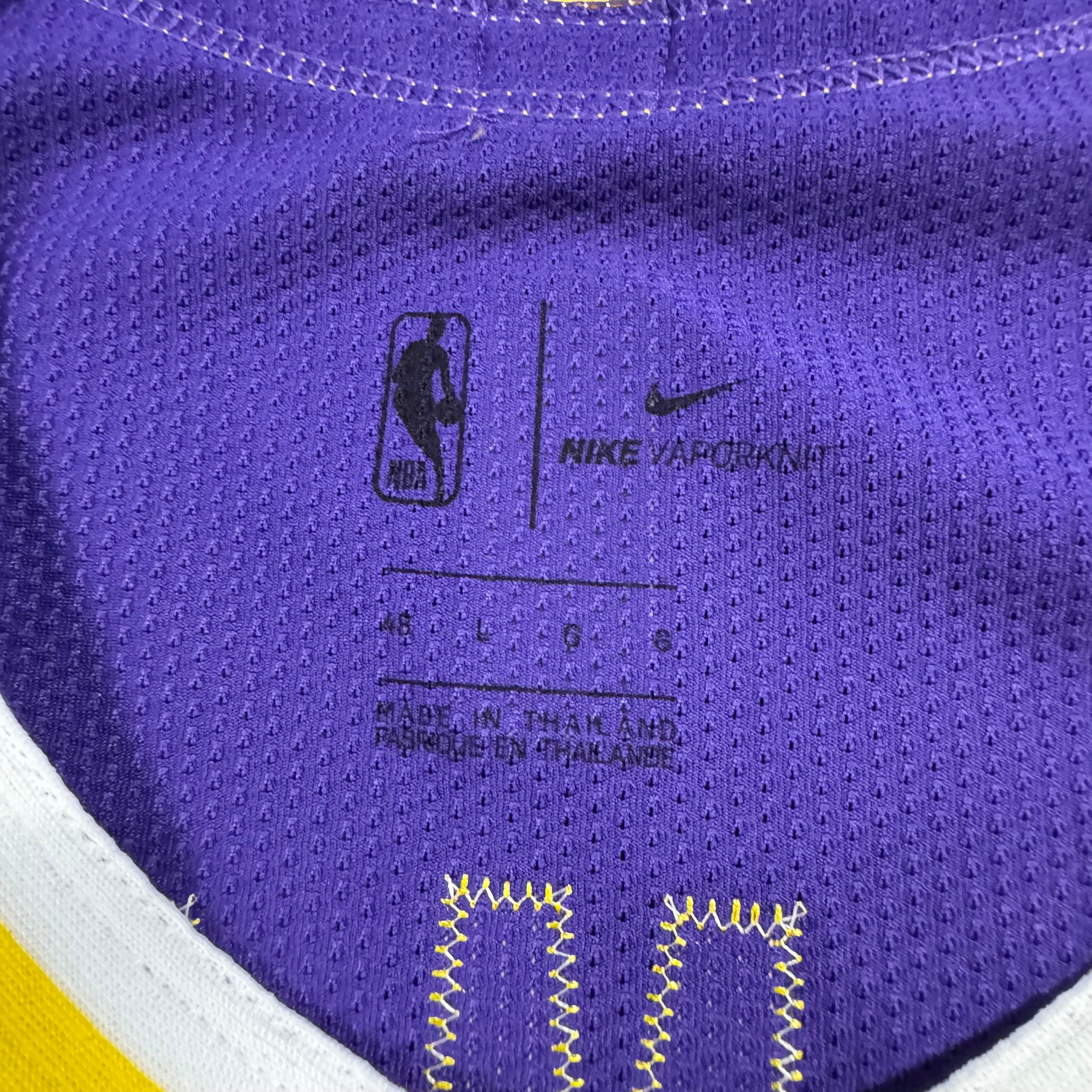 Lebron James Los Angeles Lakers Authentic Nike NBA Jersey Size 48 Large NEW