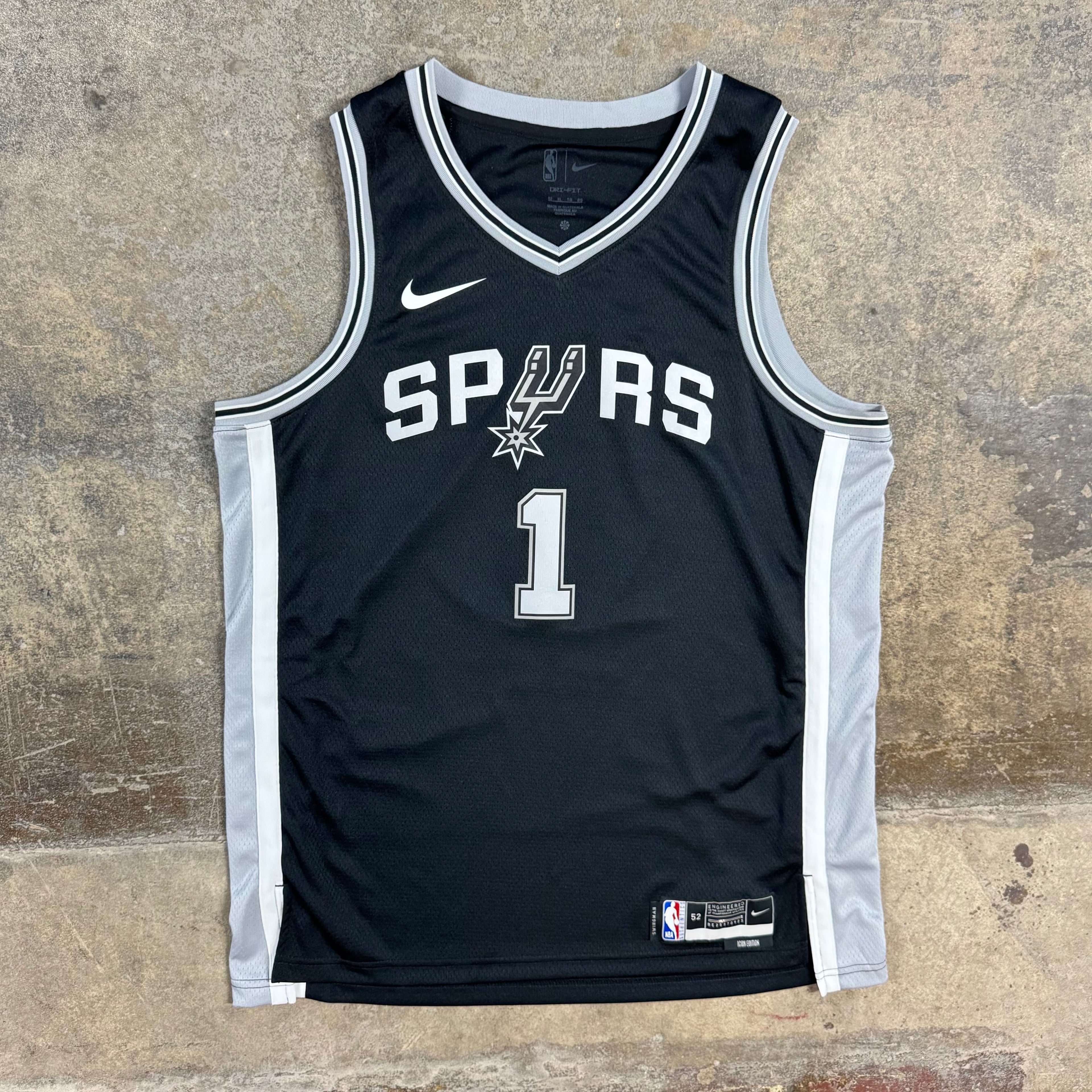 Victor Wembanyama San Antonio Spurs Nike Swingman NBA Jersey Size XL
