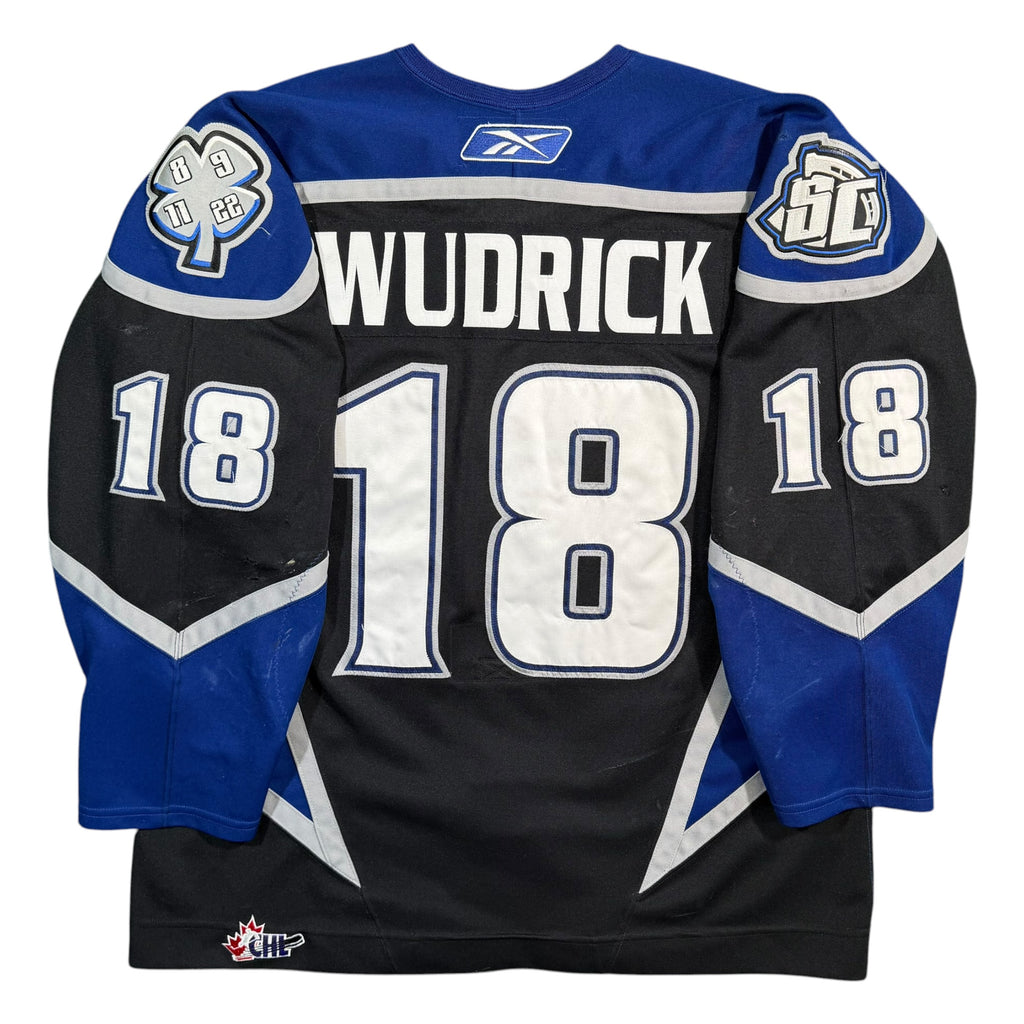 Geordie Wudrick Swift Current Broncos Game Worn Reebok WHL Jersey