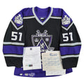 Scott Thomas Los Angeles Kings 2001 Playoff Game Worn NHL Koho Jersey COA