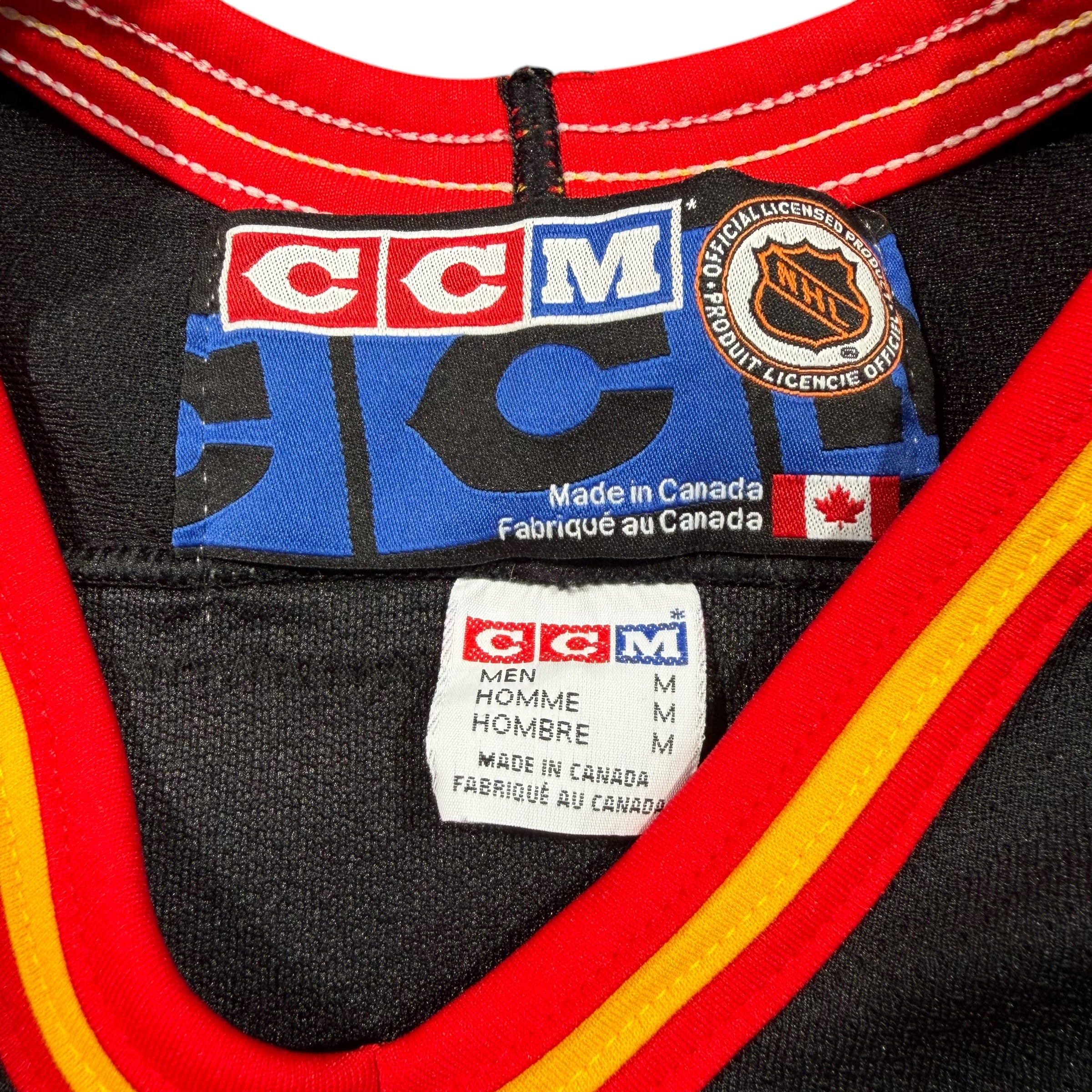 Rob Niedermayer Calgary Flames Vintage Blasty CCM NHL Jersey - Medium