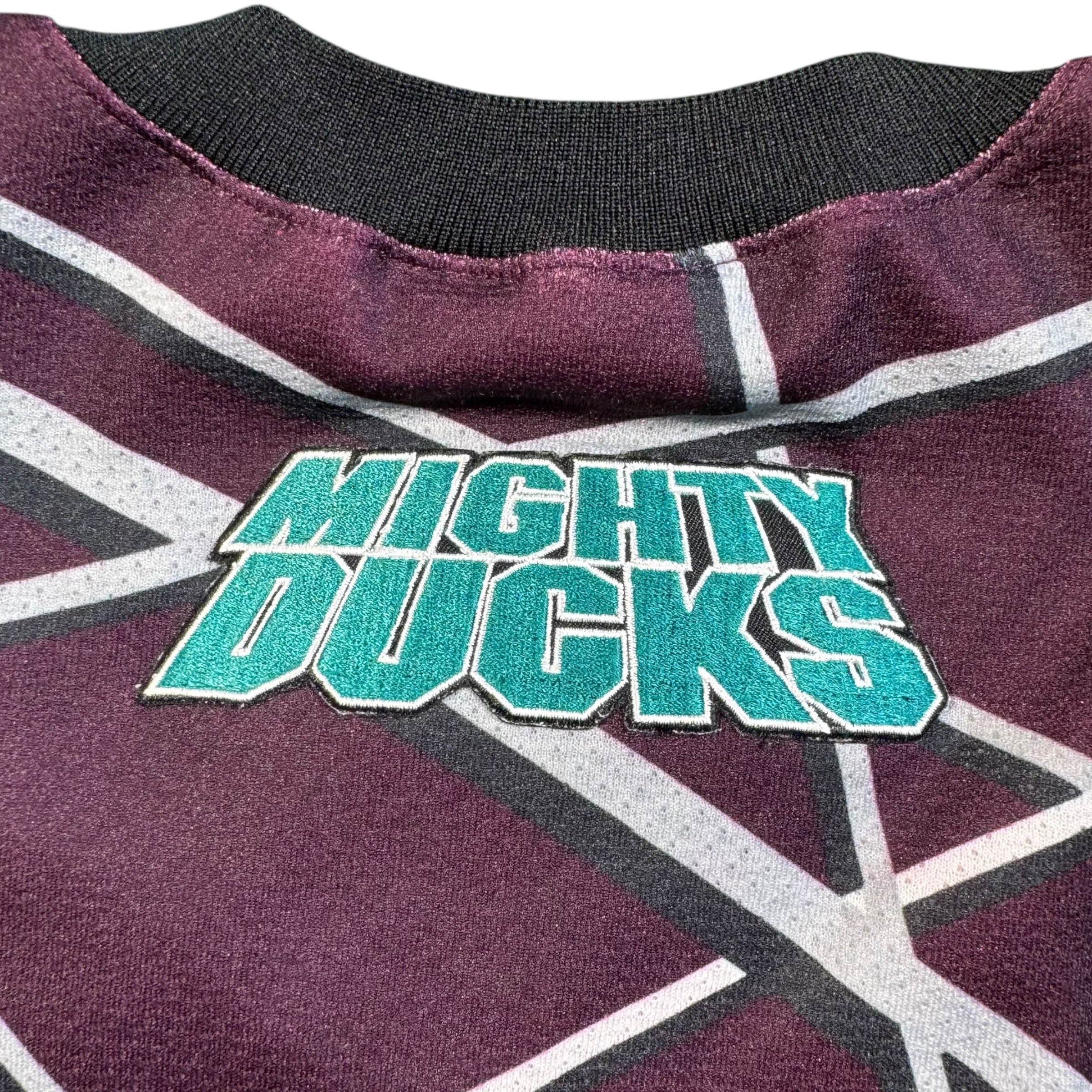 Anaheim Ducks Vintage Nike AOP Hockey NHL Jersey Size Medium RARE