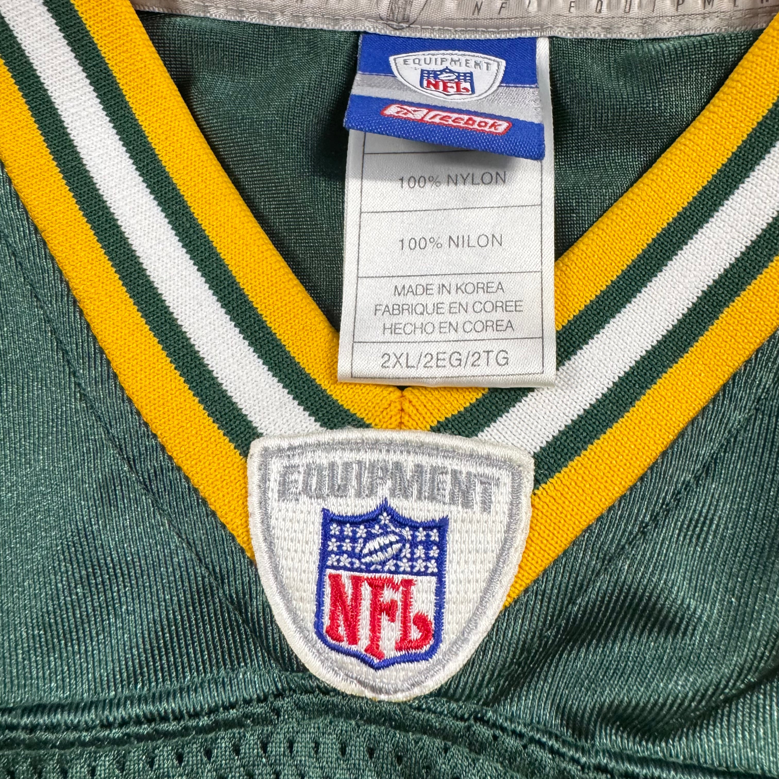 Brett Favre Green Bay Packers Vintage Reebok NFL Jersey Size XXL