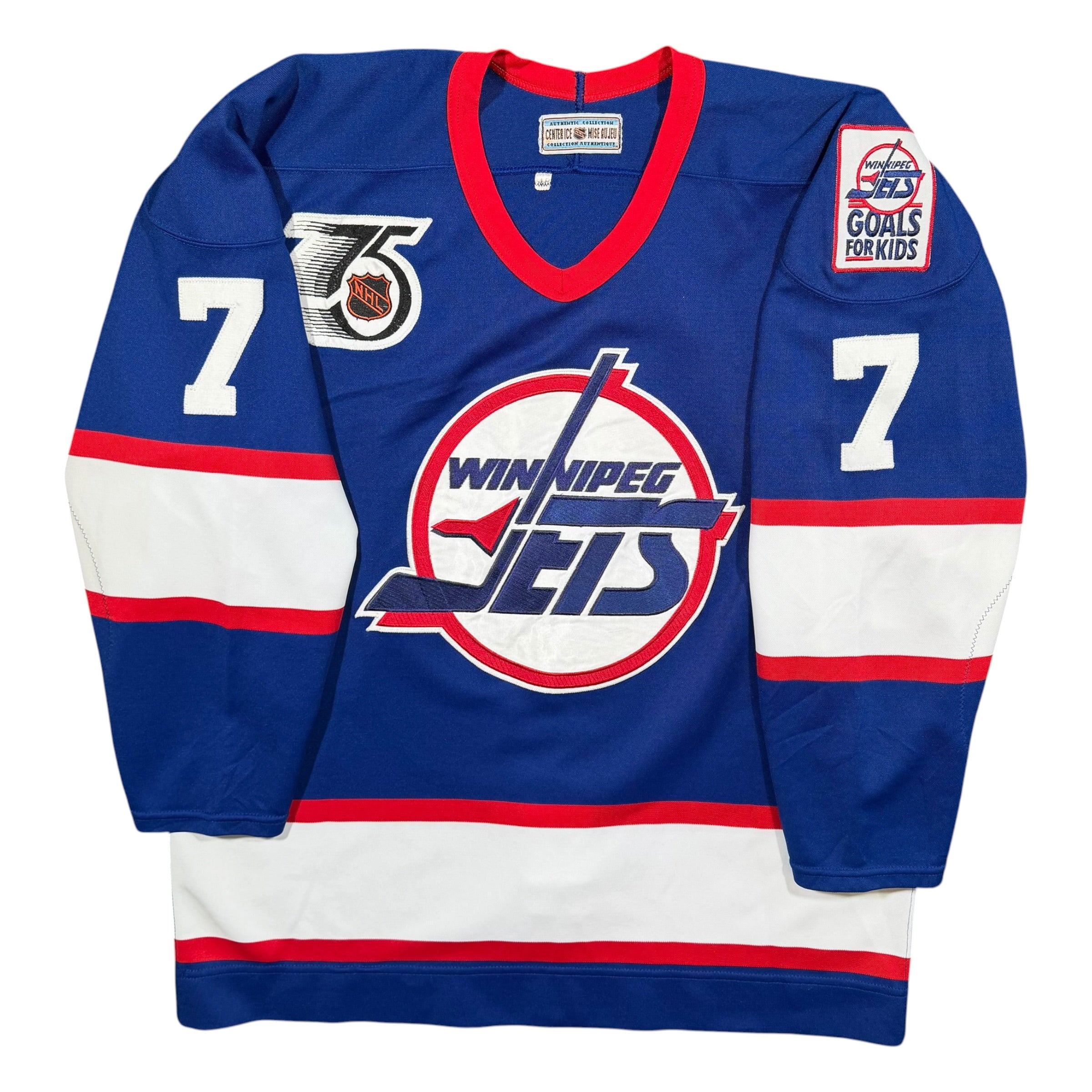 Keith Tkachuk Winnipeg Jets 1991/92 Vintage Authentic MIC NHL Jersey - 48/Large
