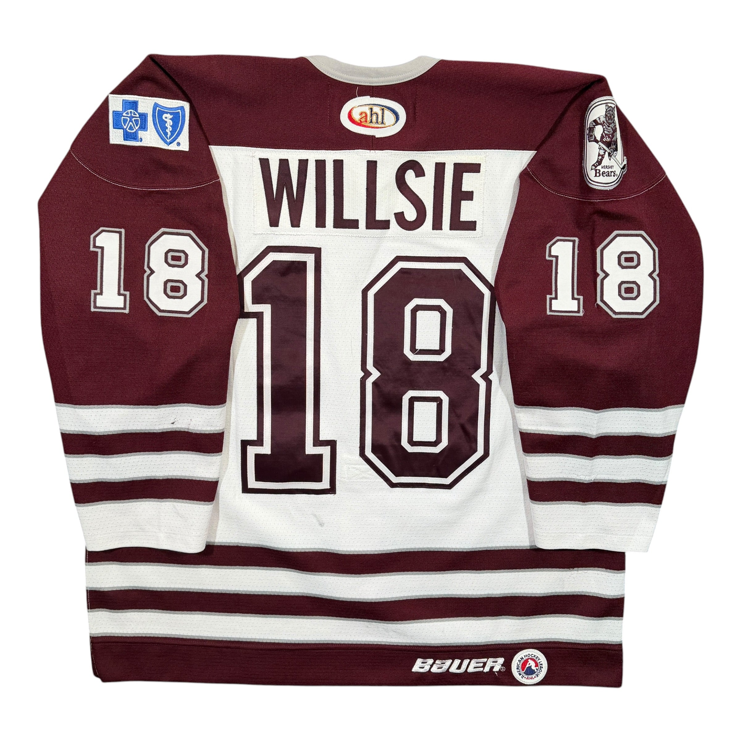 Brian Willsie Hershey Bears 1999/00 Game Worn Bauer AHL Jersey