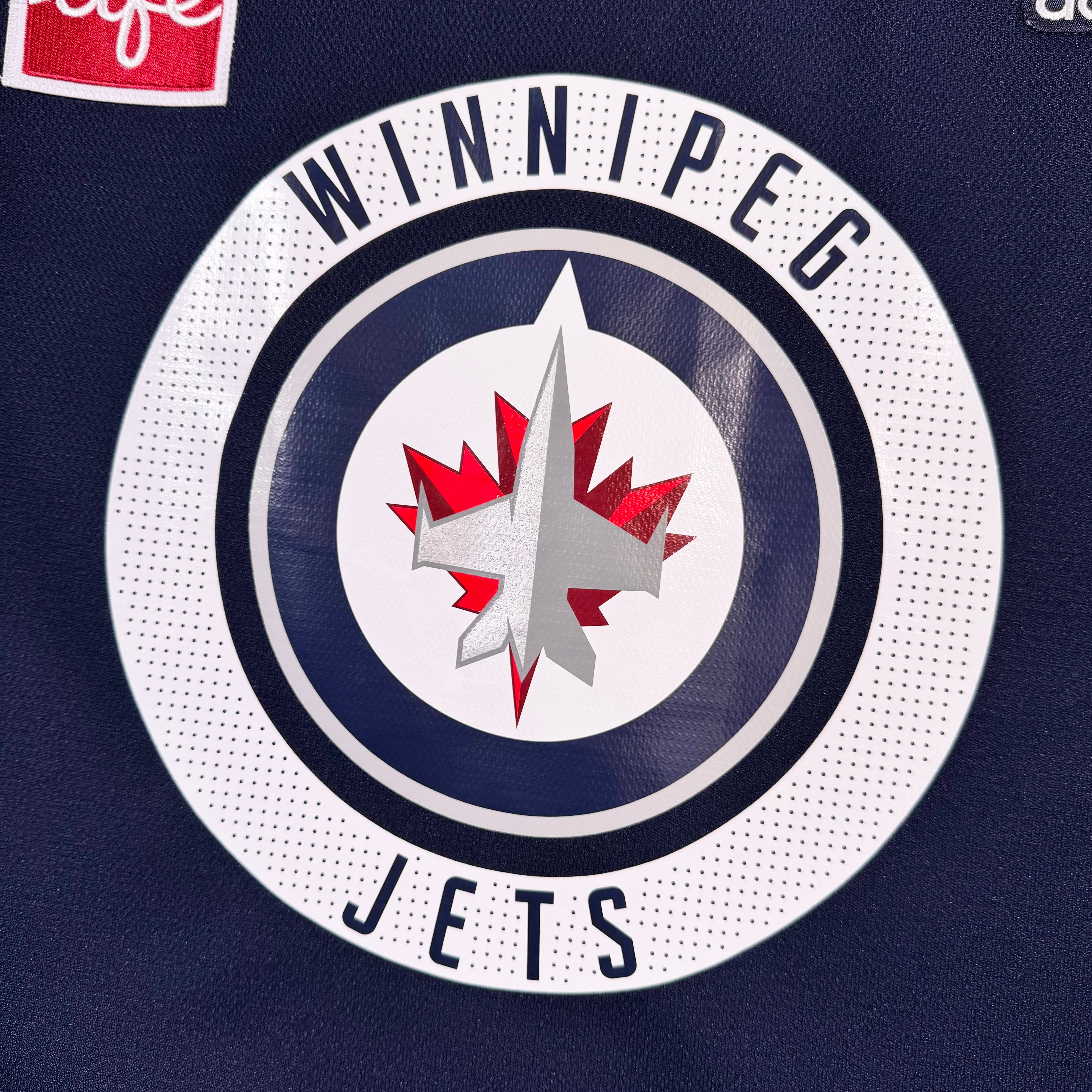 Chase Bertholet Winnipeg Jets 2024/25 Training Camp Practice Adidas MIC NHL Jersey COA