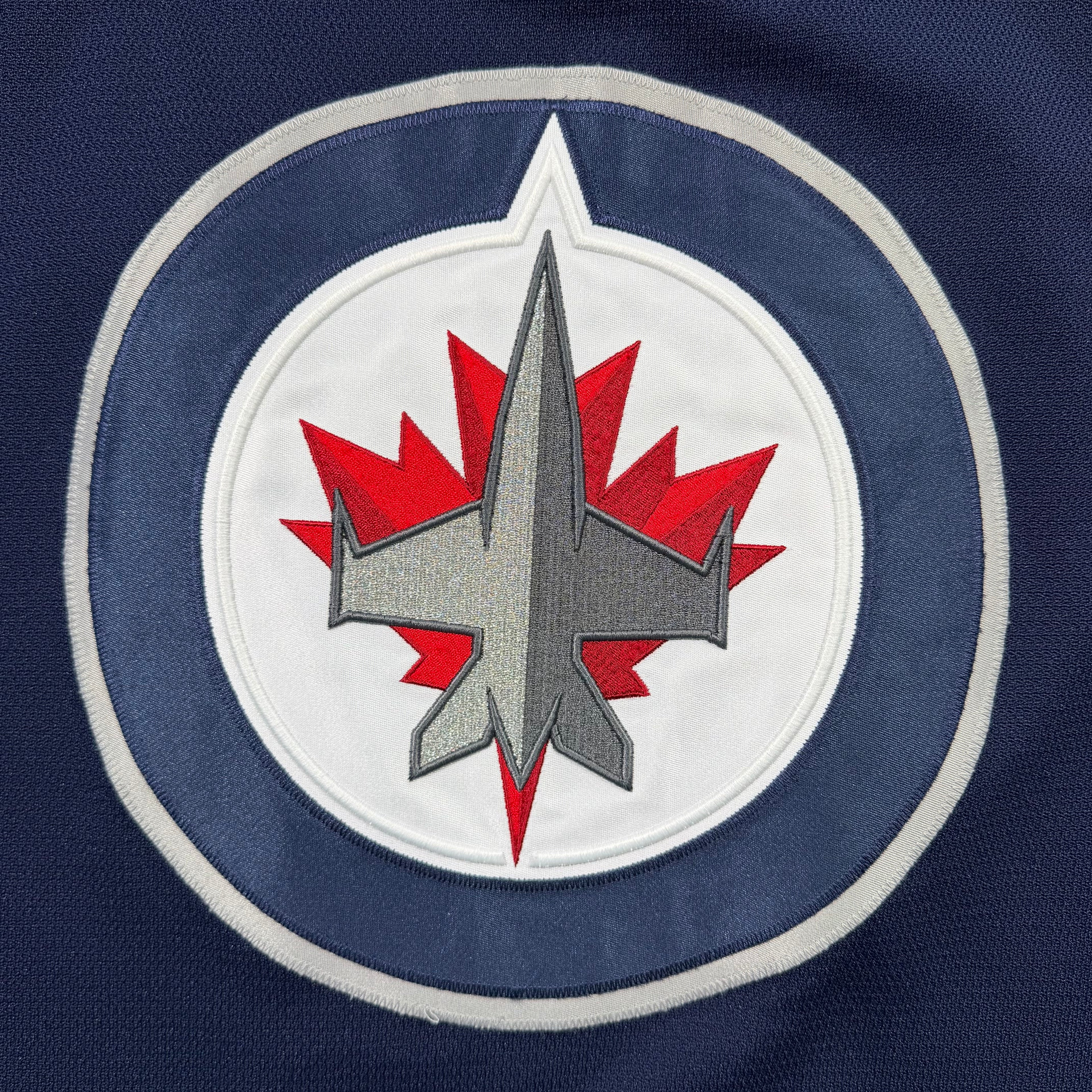 Connor Lewis Winnipeg Jets 2023/24 Game Worn Pre Season NHL Jersey COA
