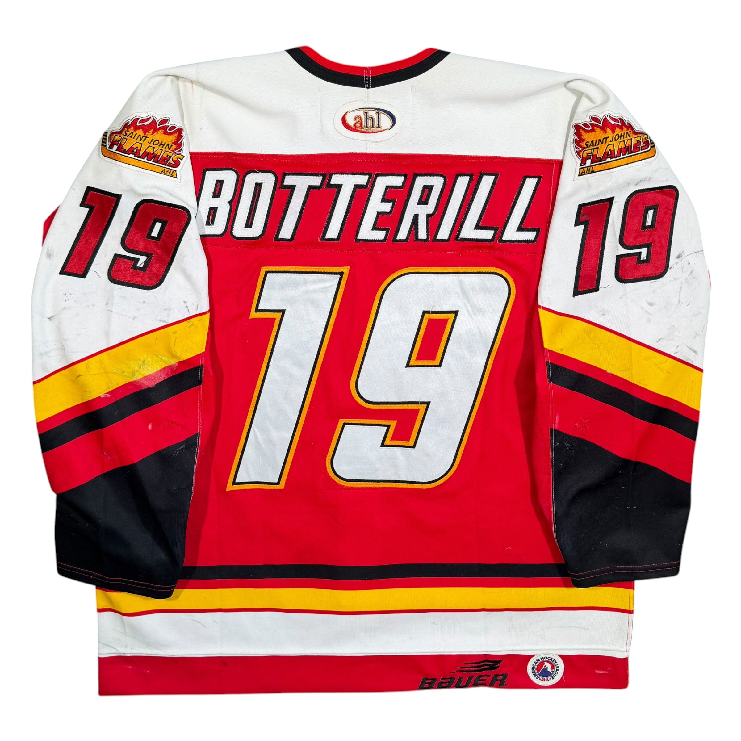 Jason Botterill Saint John Flames 2000/01 Game Worn IHL Bauer Jersey
