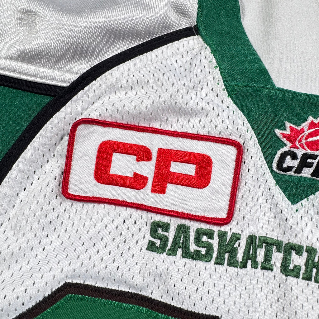 Corey Watman Saskatchewan Roughriders 2015 Game Worn CFL Reebok Jersey