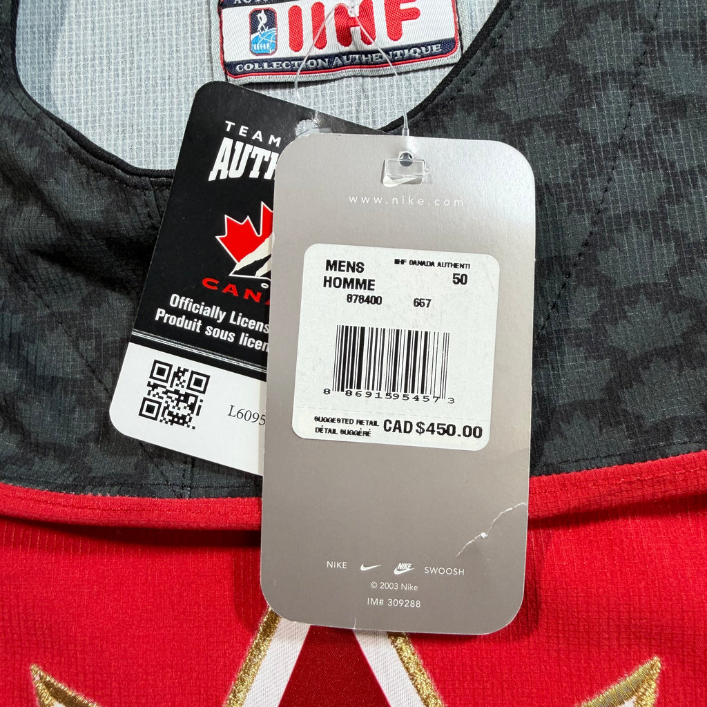 Nathan MacKinnon 2017 Team Canada MIC Authentic Jersey - 50/Medium
