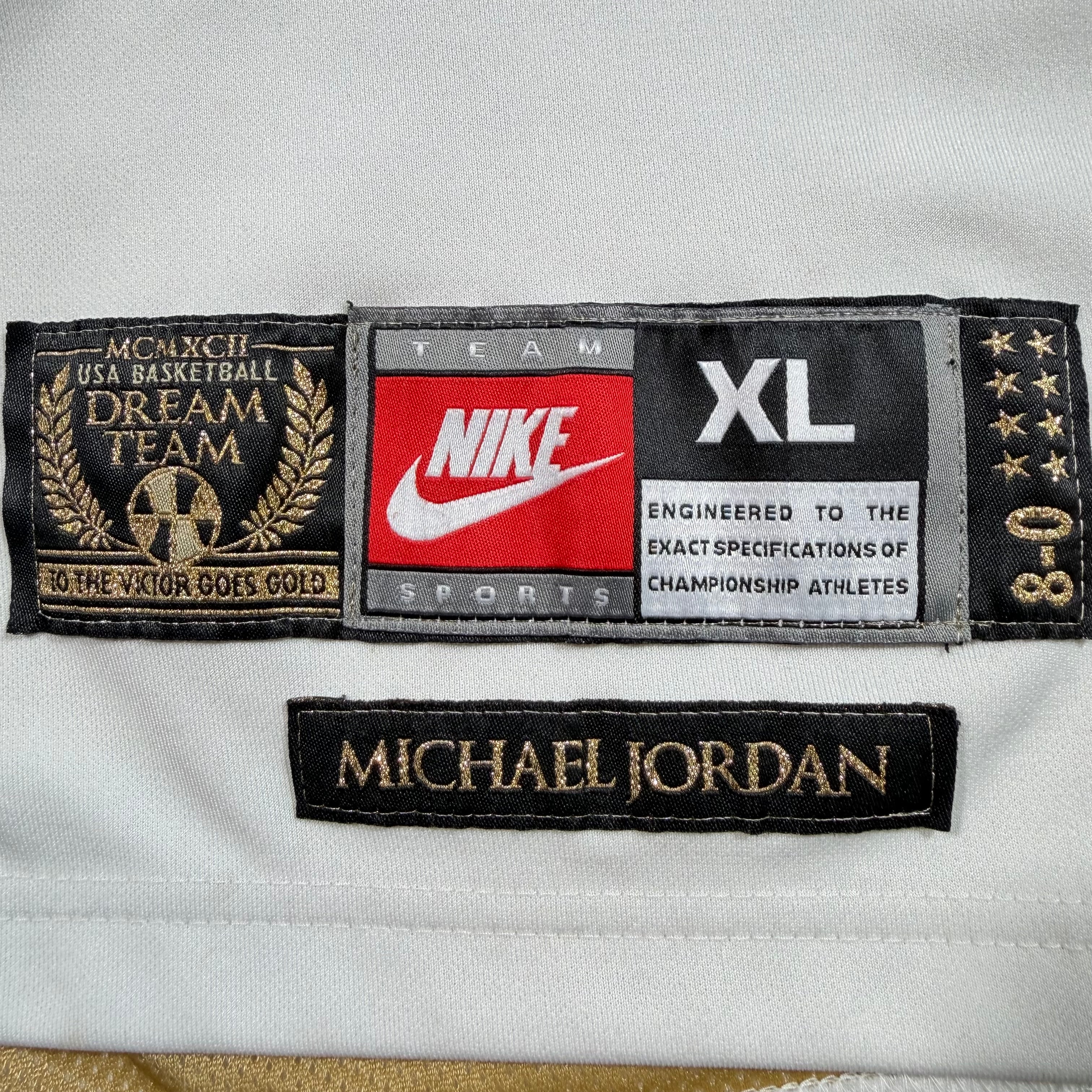 Michael Jordan 1992 Dream Team Team USA Vintage Nike Jersey - XL