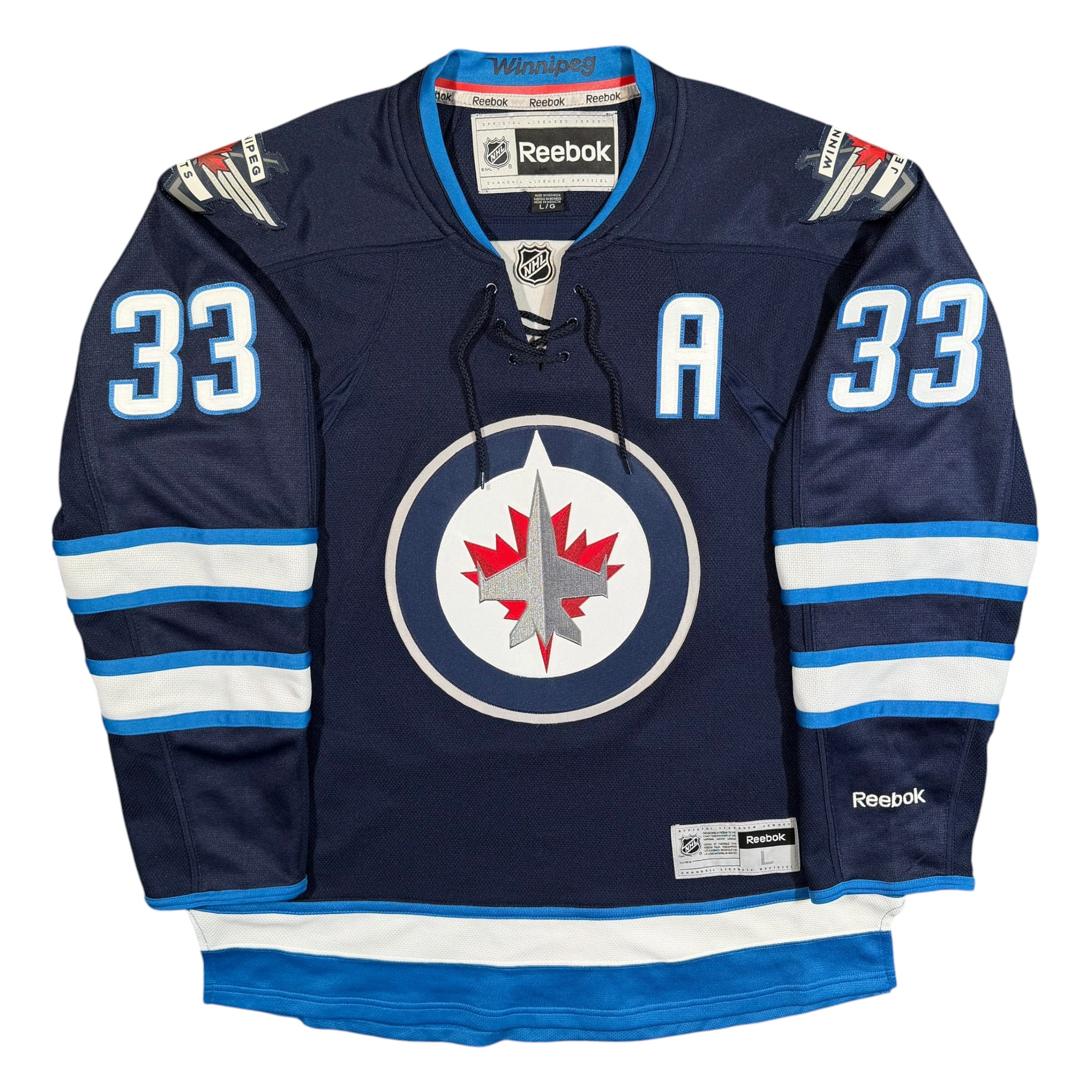 Dustin Byfuglien Winnipeg Jets Reebok NHL Jersey - Large
