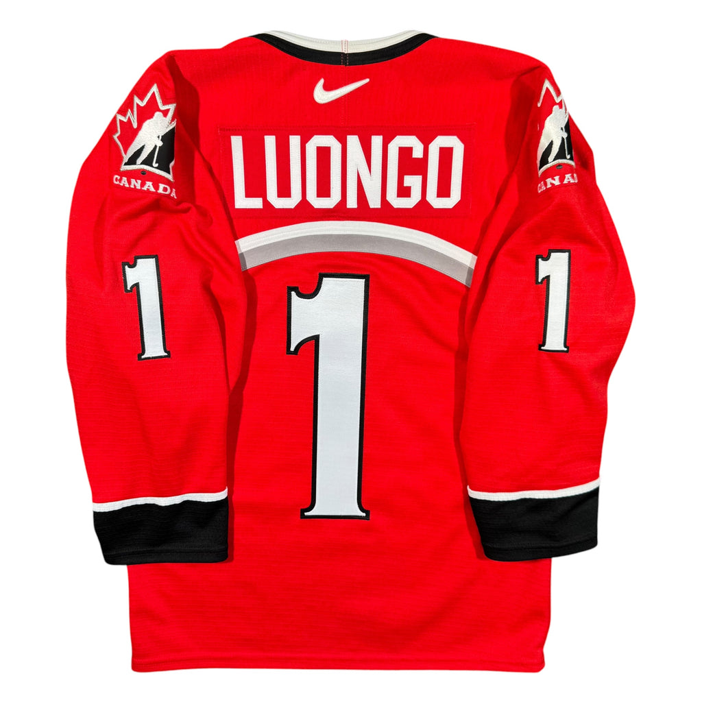 Roberto Luongo 1999 Team Canada Juniors Vintage Nike Olympic Jersey - Small