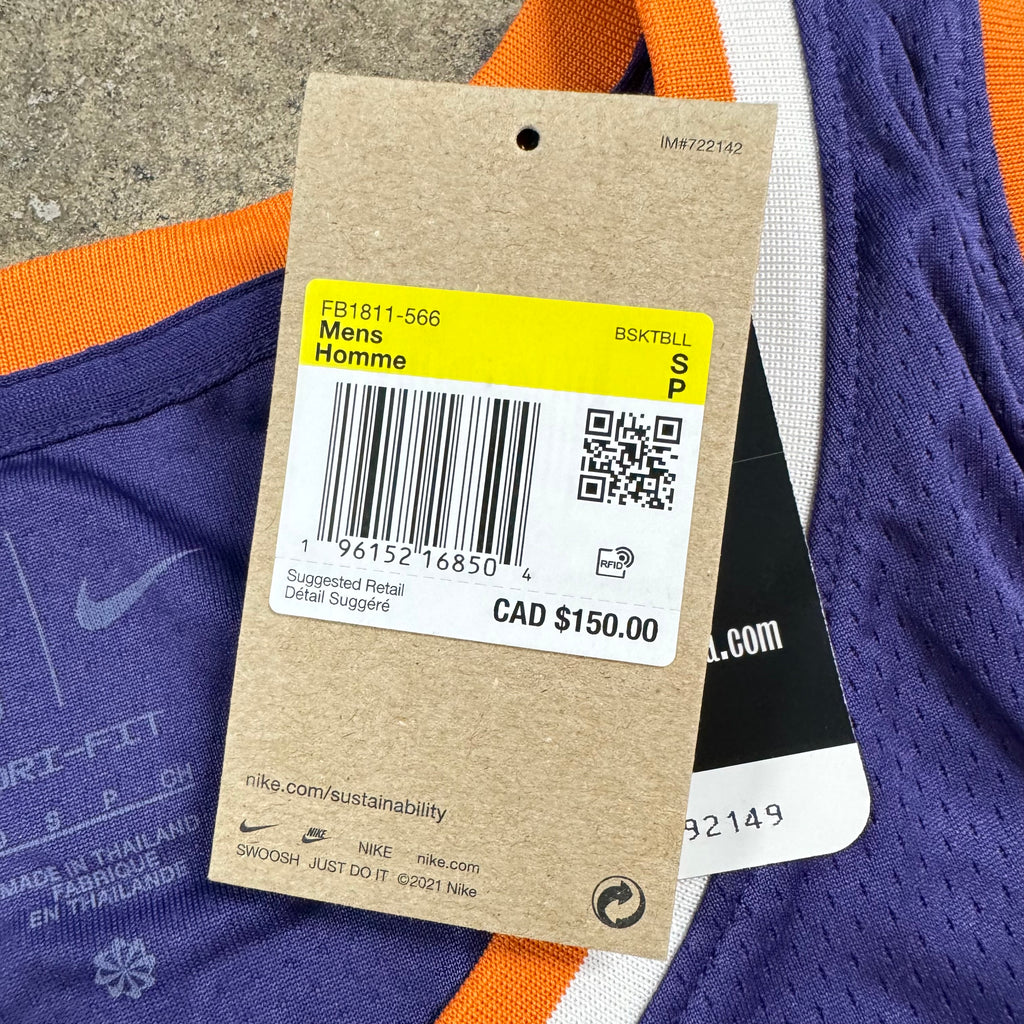 Devin Booker Phoenix Suns Nike NBA Jersey Size Small NEW